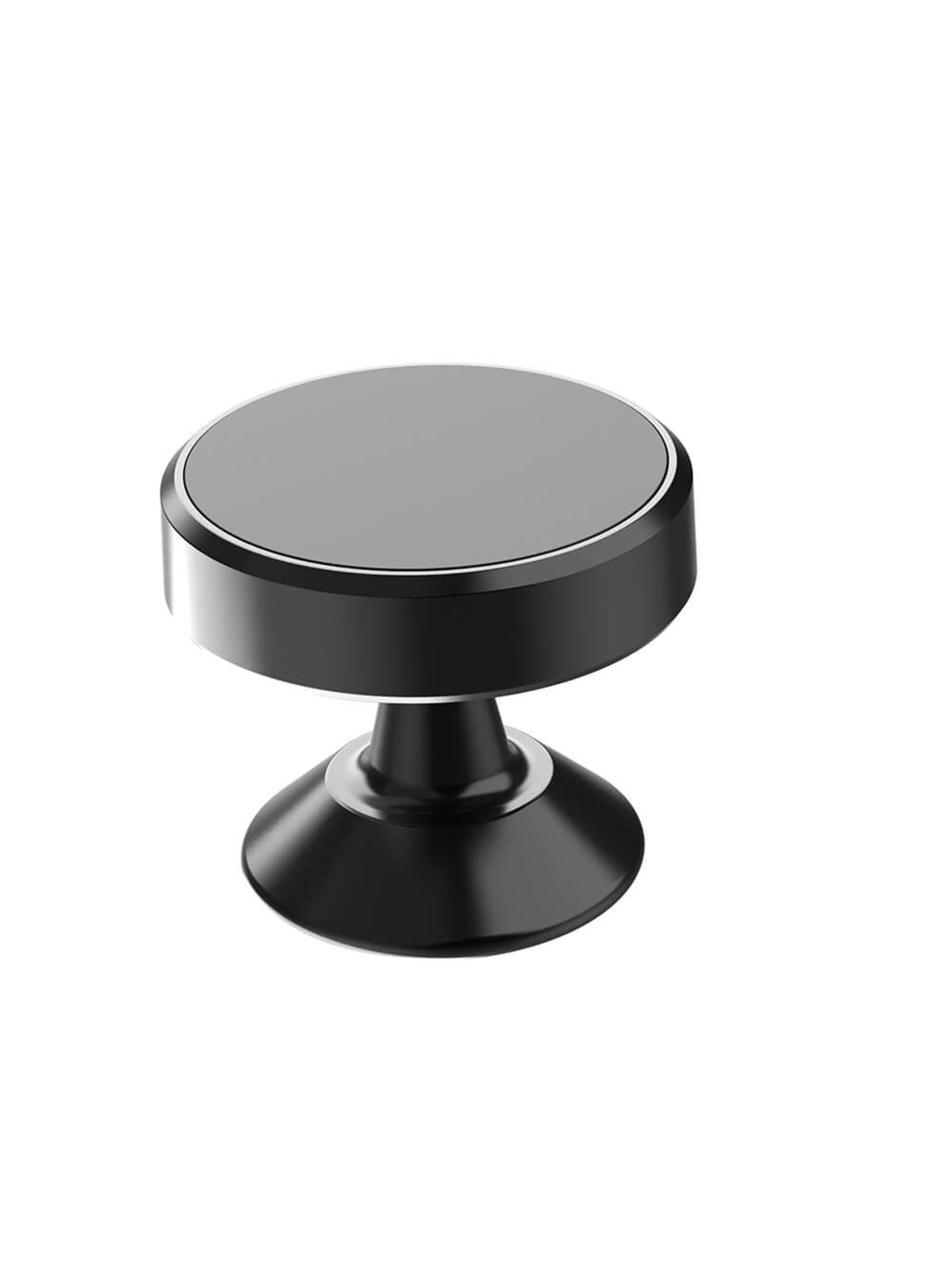 GEAR Mobile Holder Magnetic Black Puck with Self-adhesive Tape, Mobil Tilbehør