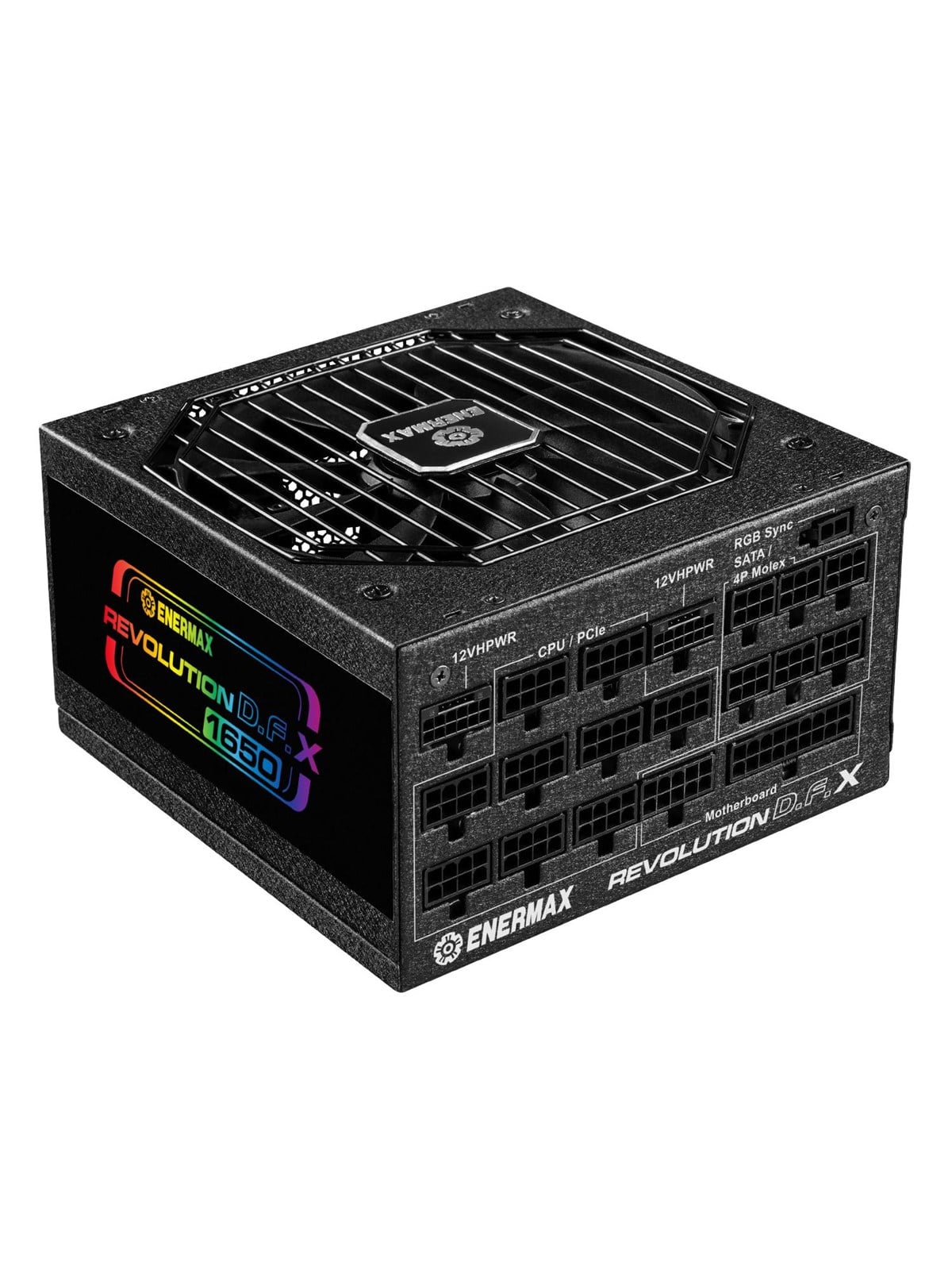 Enermax Revolution D.F.X ERT1650EWT Strømforsyning - 1650 Watt - 140 mm - ATX 3.0 - 80 Plus Gold certified