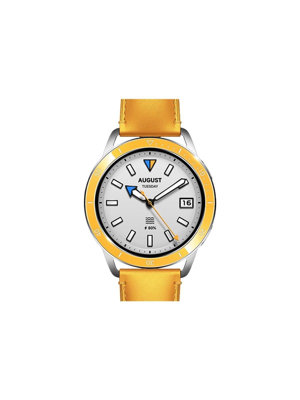 Xiaomi Watch S4/S3 Bezel - Chrome Yellow, Smartwatch Tilbehør