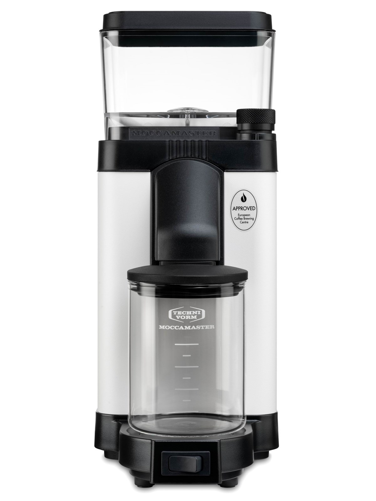 Moccamaster Grinder Burr Matt White, Kaffemaskine