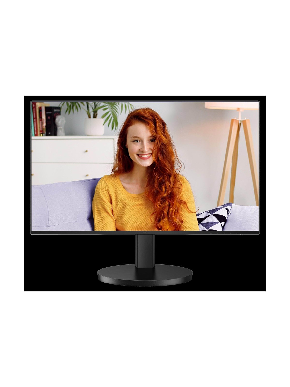 24" AOC Basic-line 24B3CF2 - 1920x1080 (FHD) - 100Hz - IPS - 65W USB-C, Computerskærm