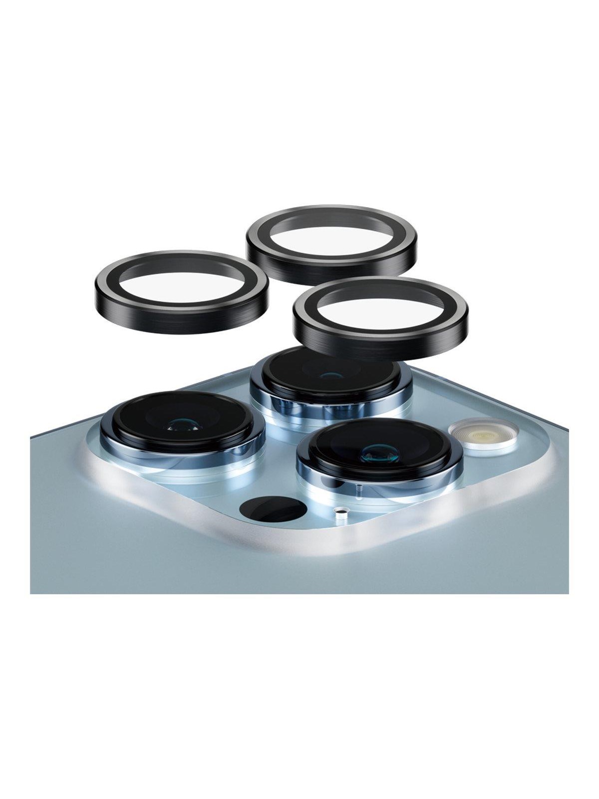 PanzerGlass Hoops Camera Lens Protector for iPhone 13 Pro | 13 Pro Max | Black