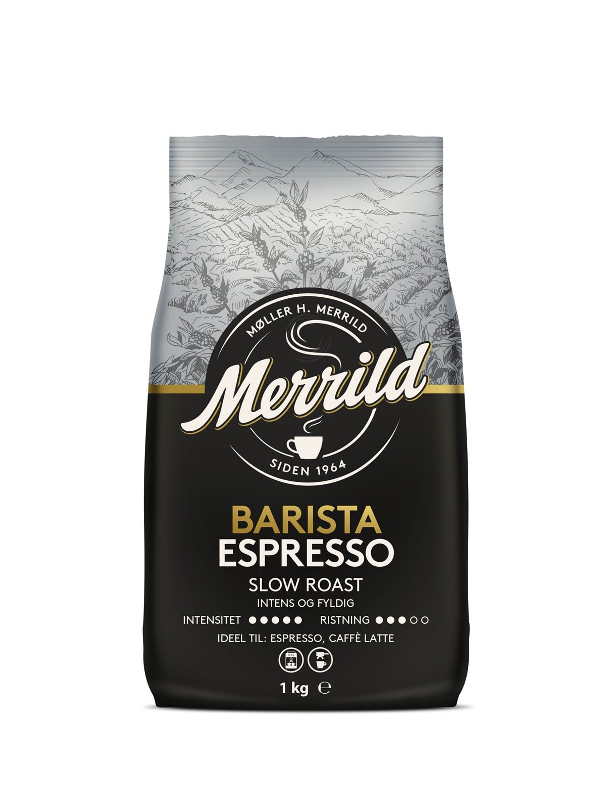 MERRILD Barista Espresso - 1000 g, Kaffemaskine