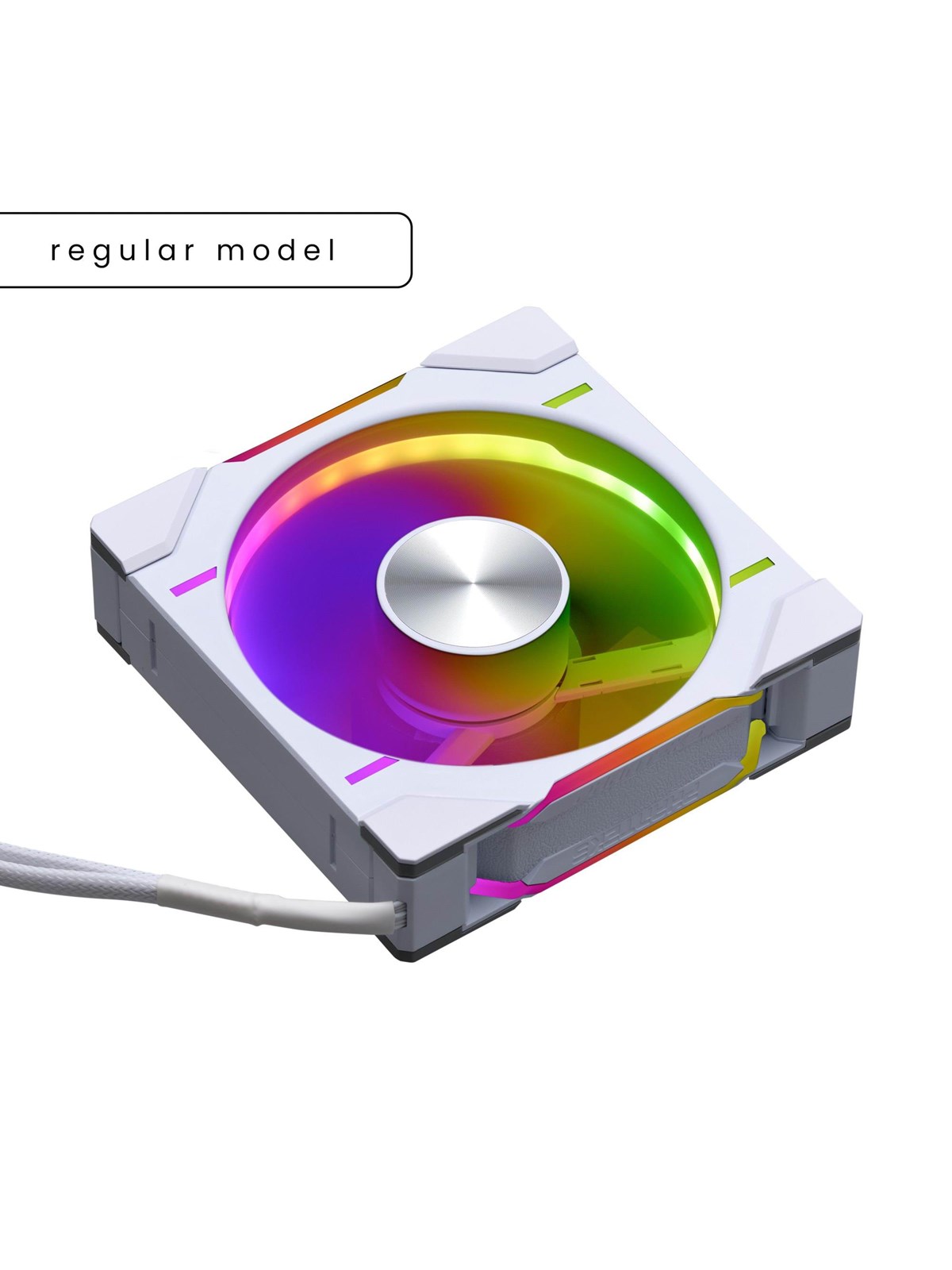 Phanteks D30-120 D-RGB Regular - case fan - Kabinet køler - 120mm - Hvid