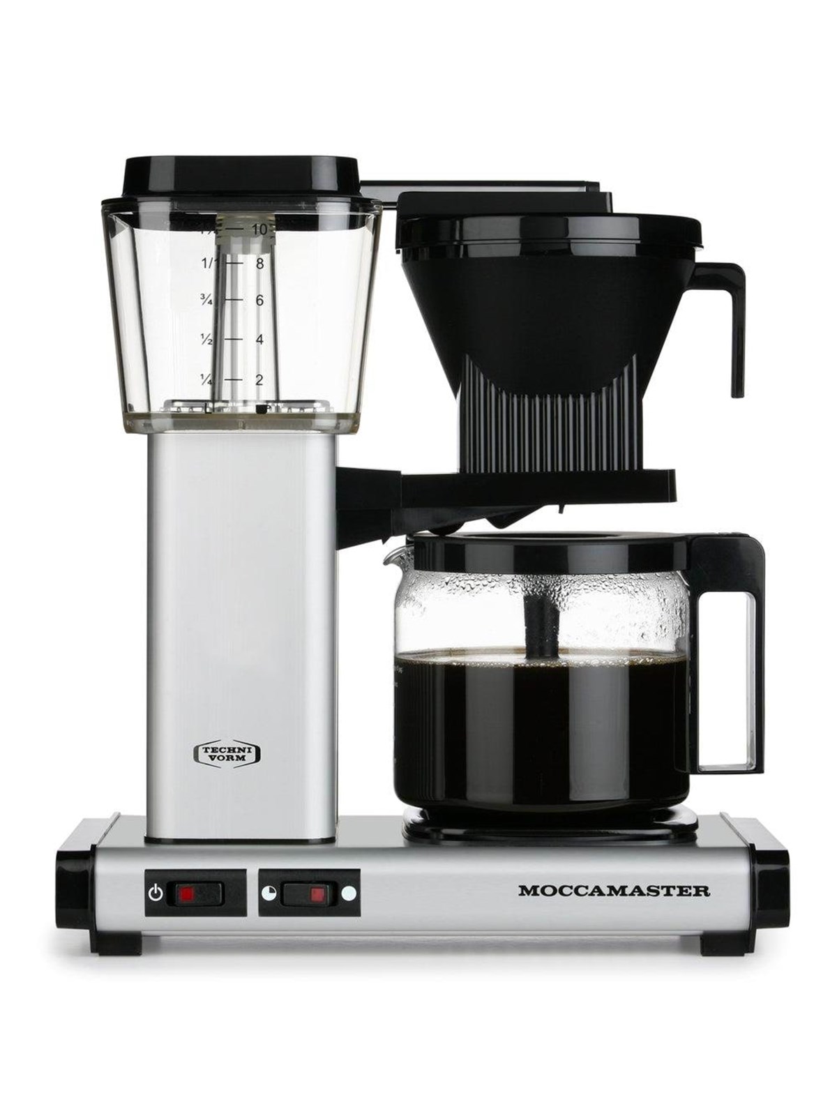 Moccamaster Automatic Matt Silver, Kaffemaskine