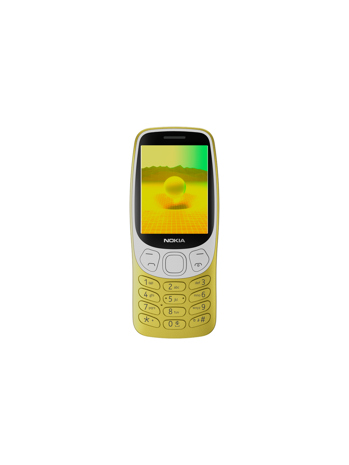 Nokia 3210 4G (2024) - Y2K Gold, Mobiltelefon