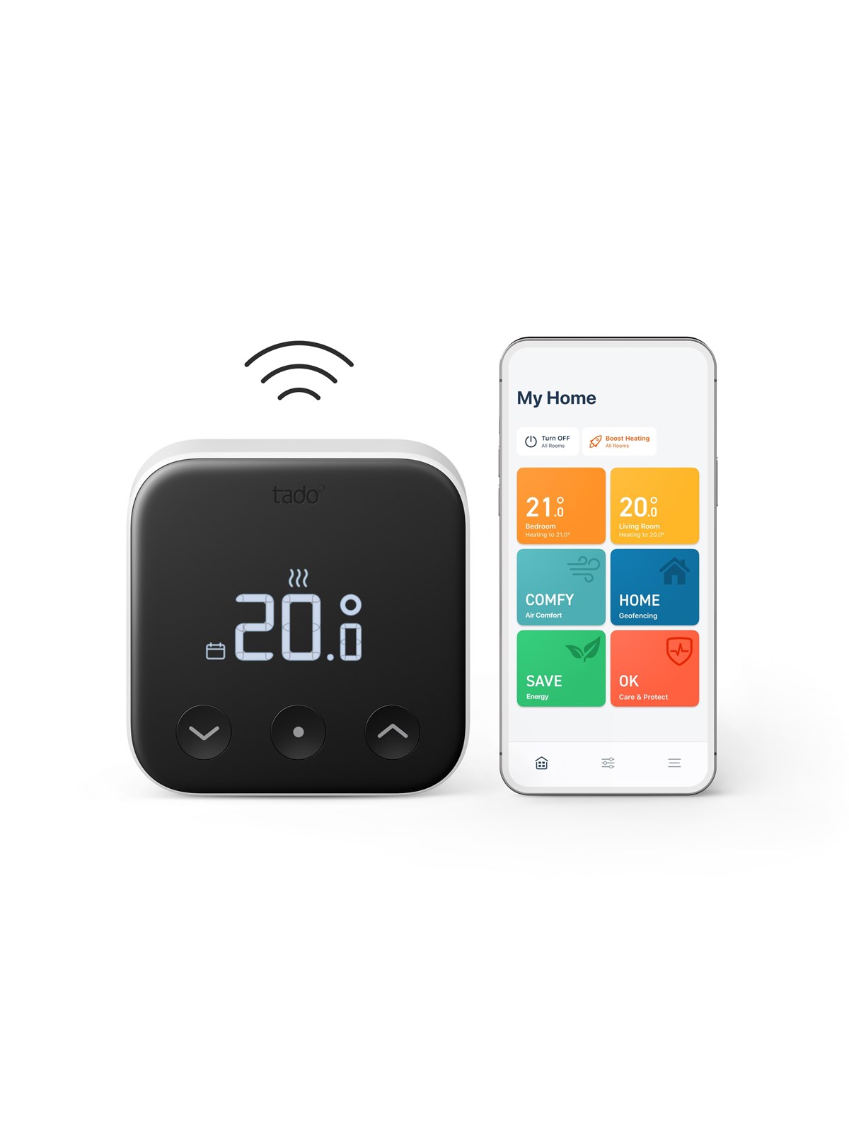 tado Wireless Temperature Sensor X, Smart Home