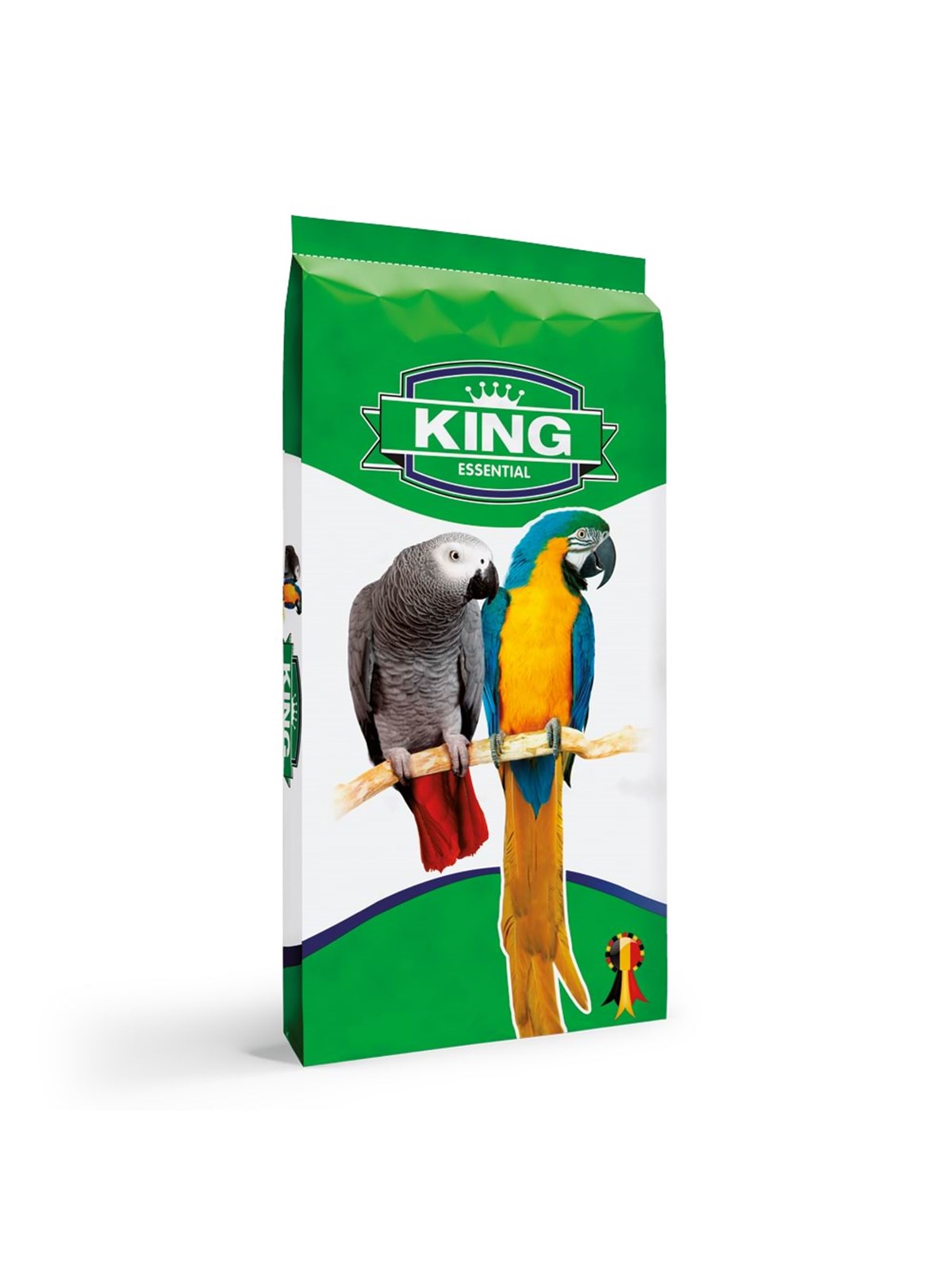 Hobby First King Essential Parrot Seed Mix with Fruit 10kg, Fuglefoder Snacks Vitaminer
