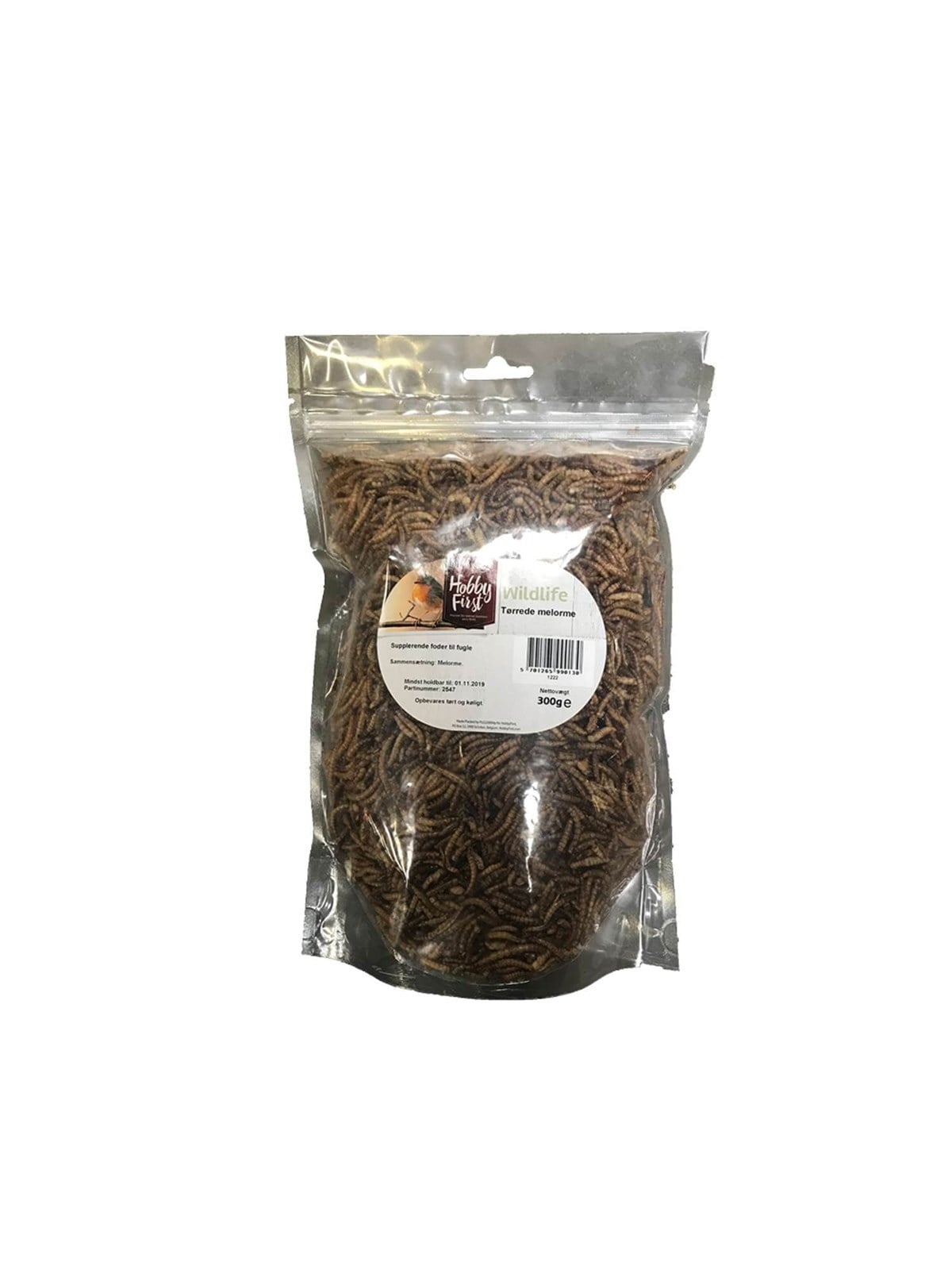 Hobby First Melorme Proteinrig Godbid 300g, Fuglefoder Snacks Vitaminer