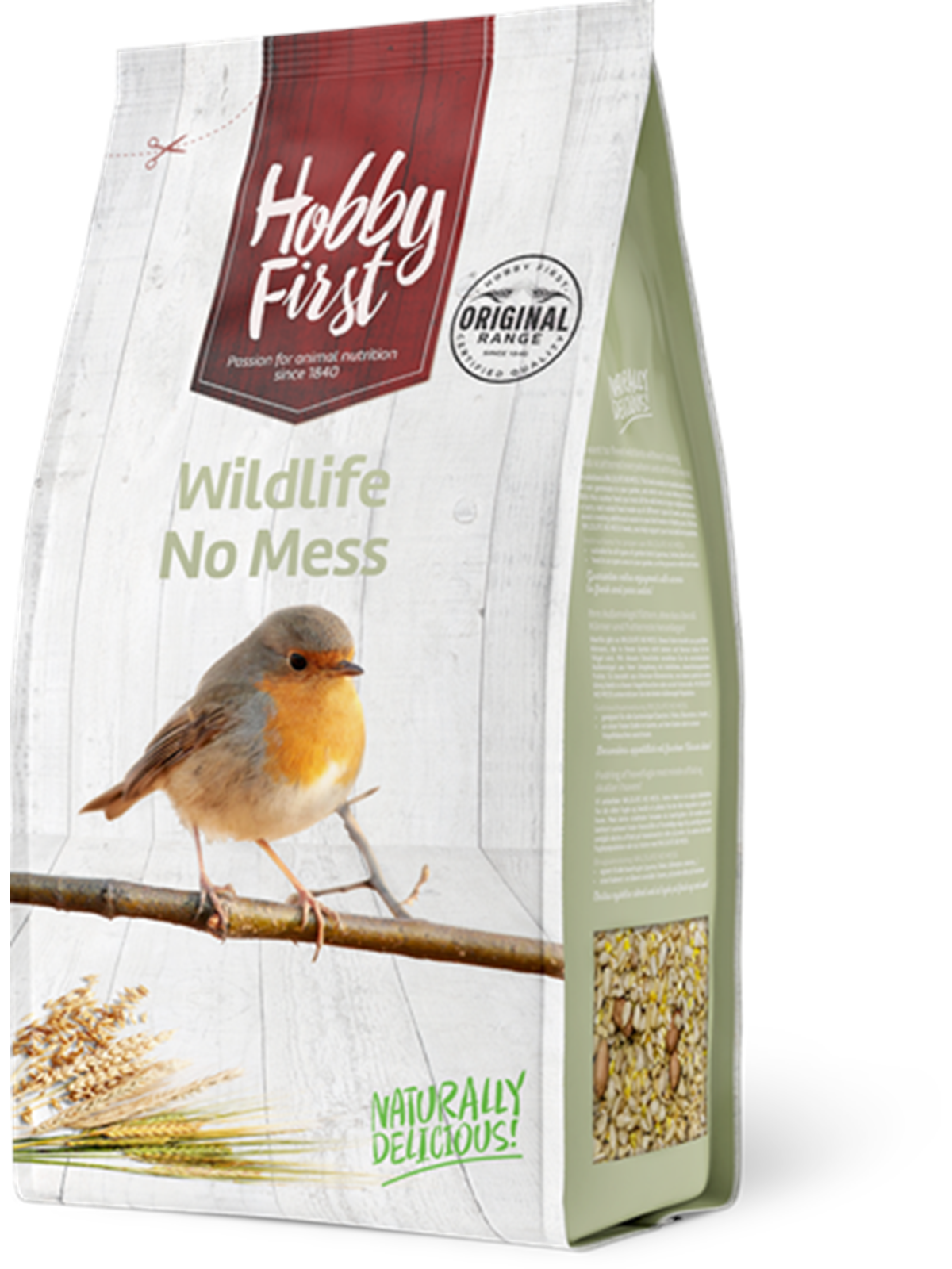 Hobby First Wildlife No Mess Foder 4kg, Fuglefoder Snacks Vitaminer