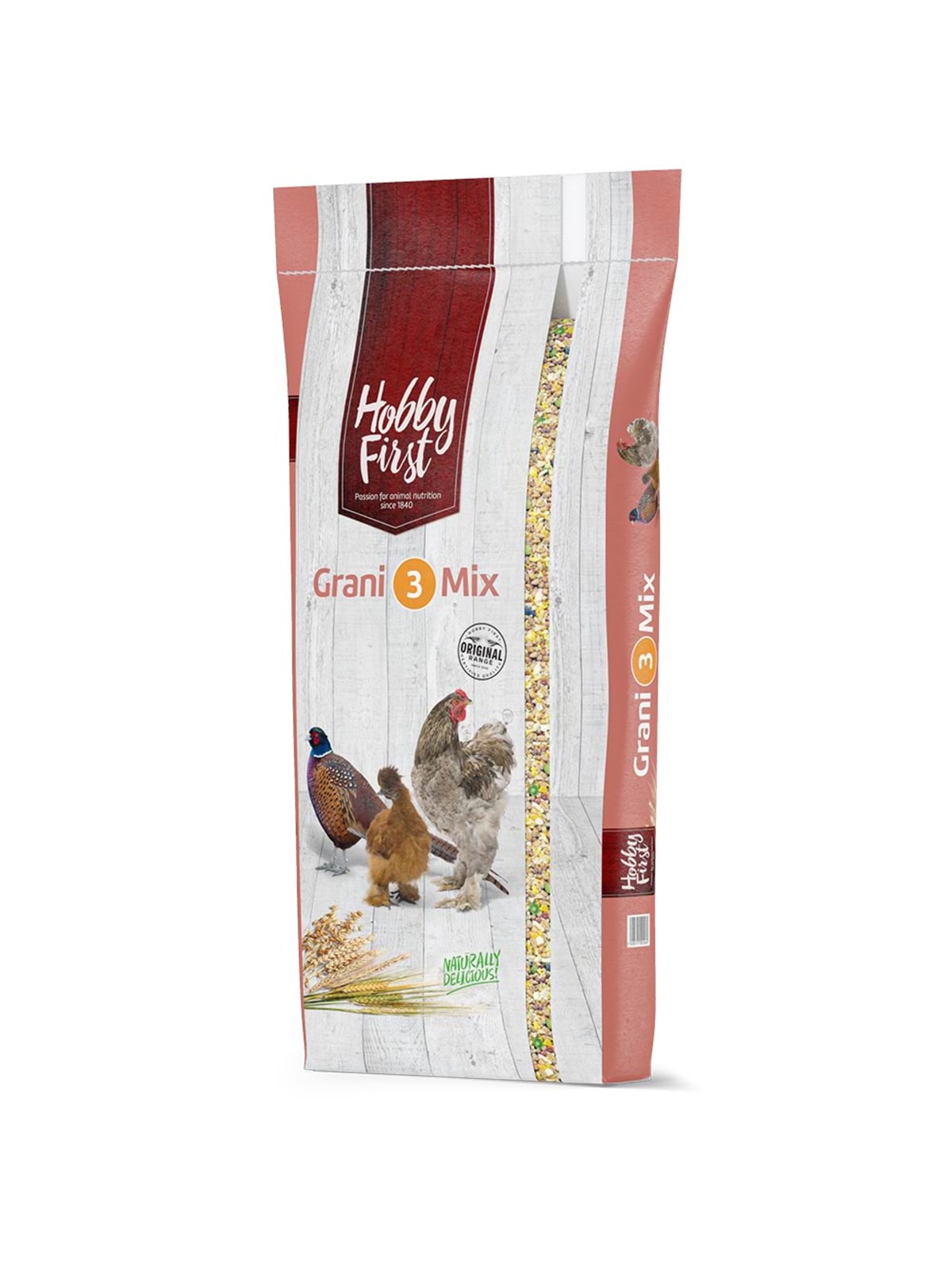 Hobby First Grani 3 Mix 20kg, Fuglefoder Snacks Vitaminer