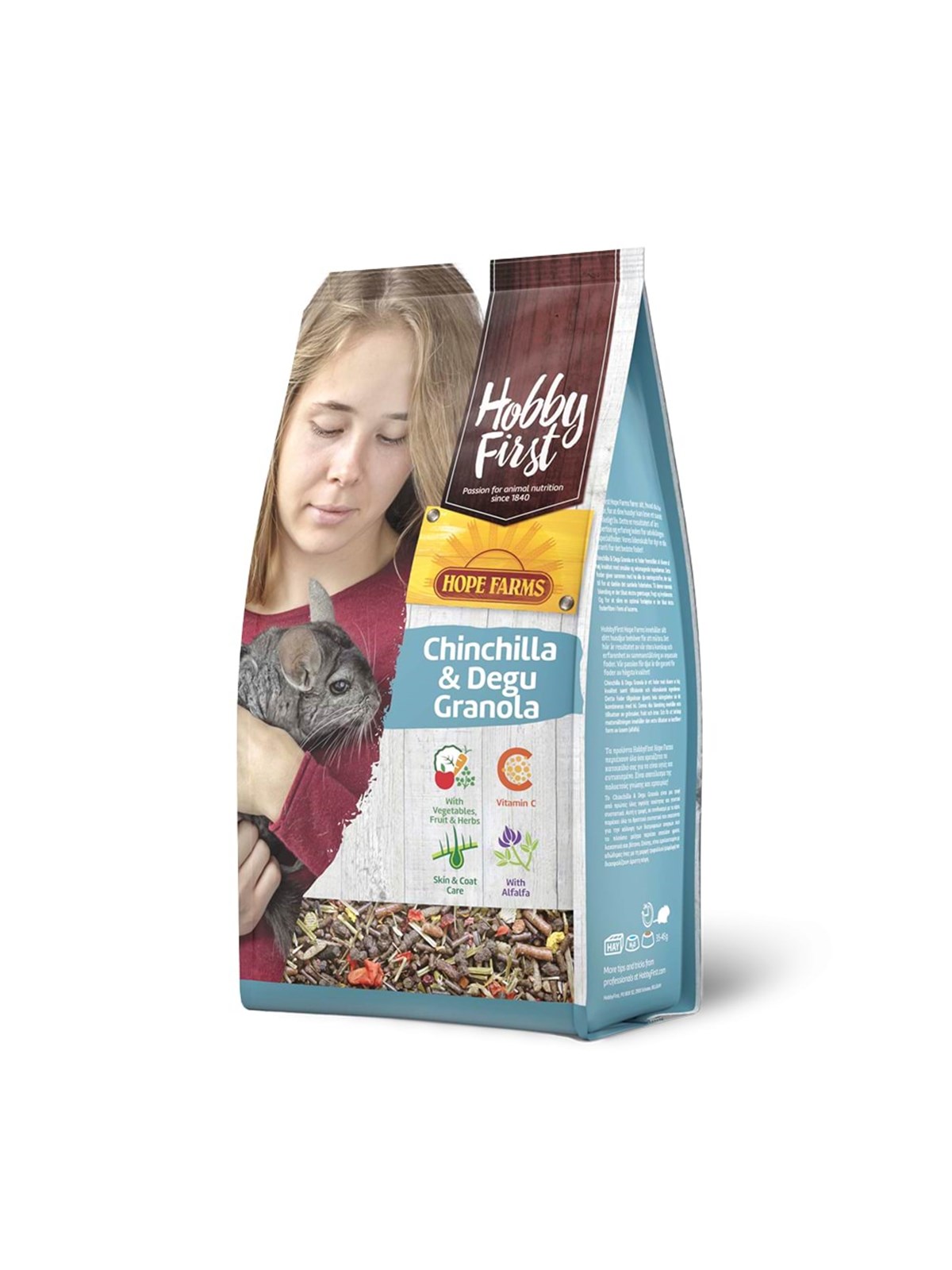Hobby First Chinchilla & Degu Granola 2 kg, Gnavere