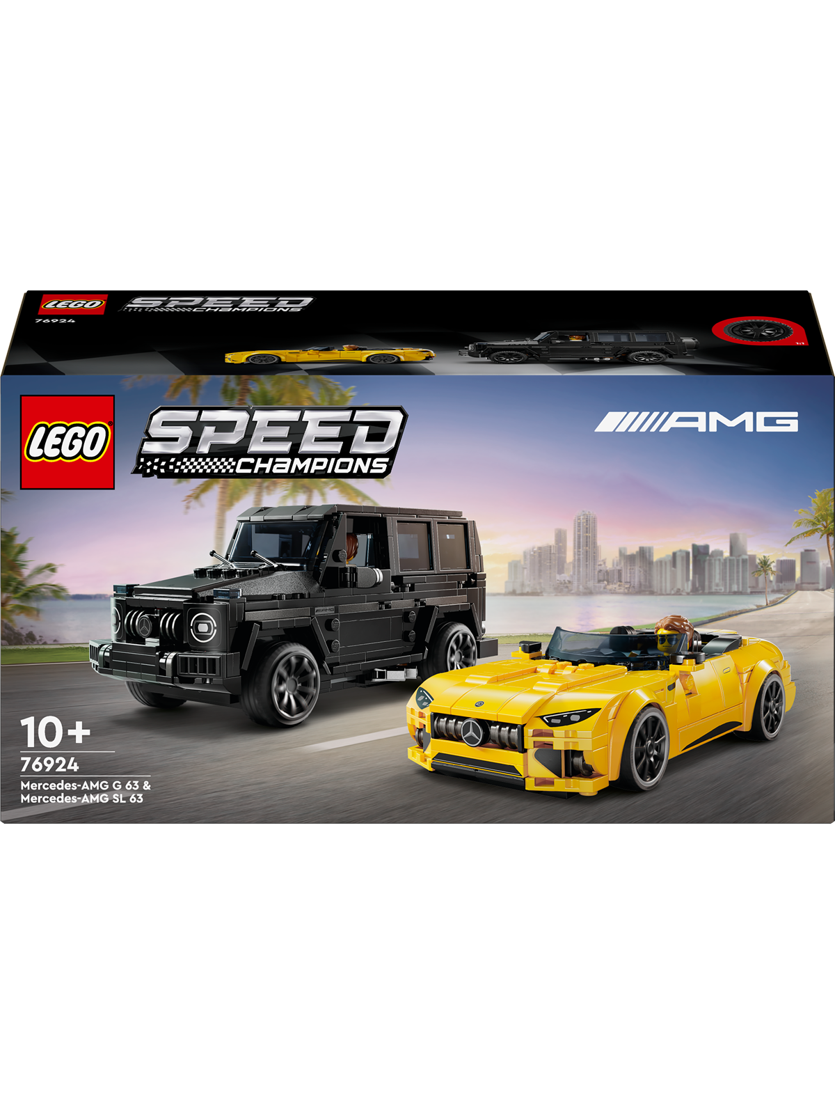 LEGO Speed Champions 76924 Mercedes-AMG G 63 og Mercedes-AMG SL 63