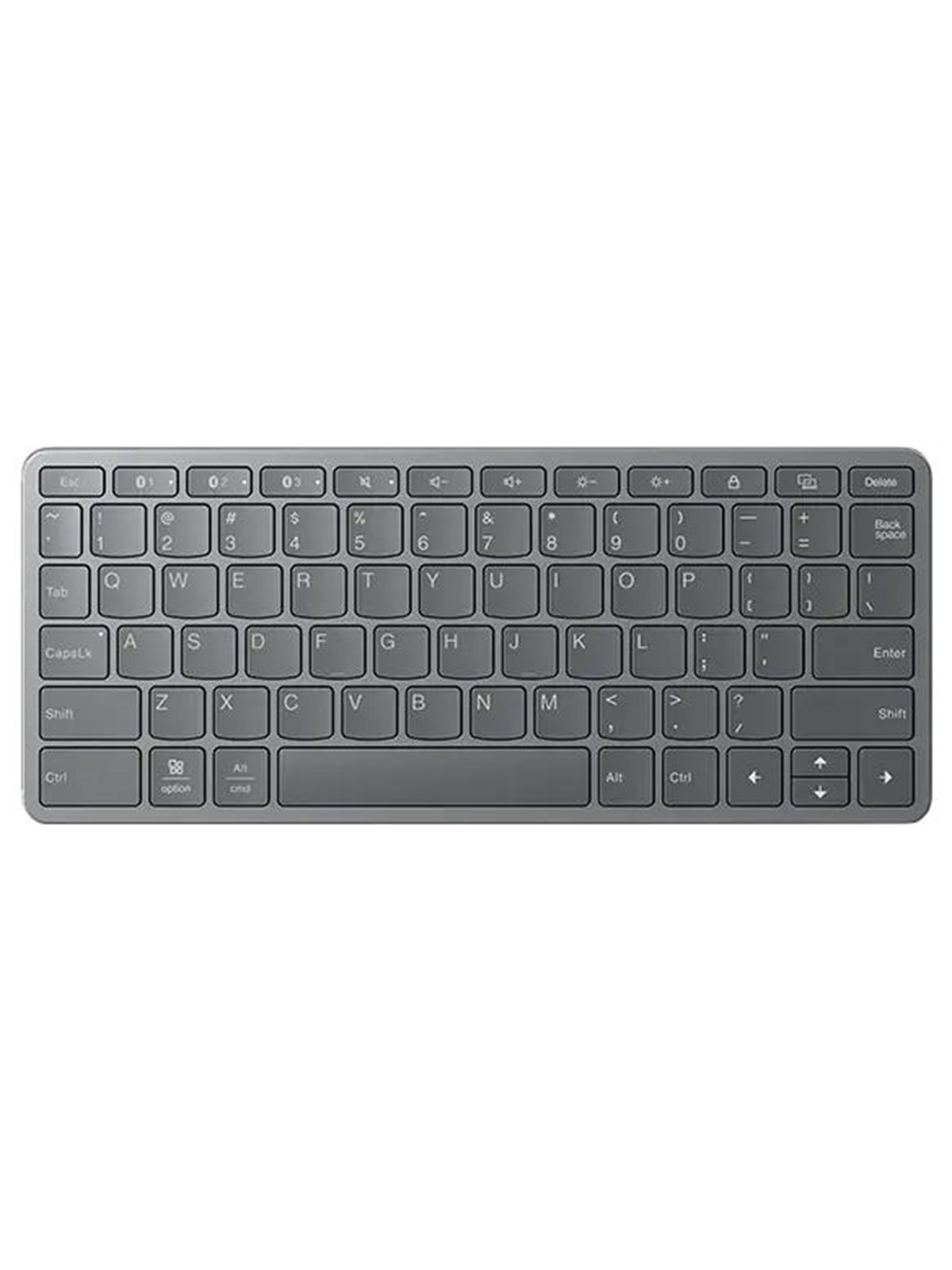 Lenovo KB331U(Olympia keyboard) - Tastatur - Uden Numpad - Amerikansk engelsk - Grå