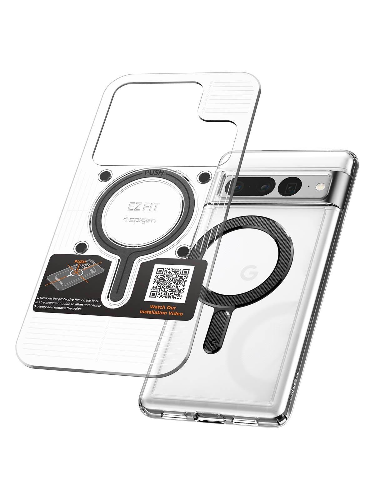 Spigen OneTap Ring Magnetic Plate - carbon, Mobilcover