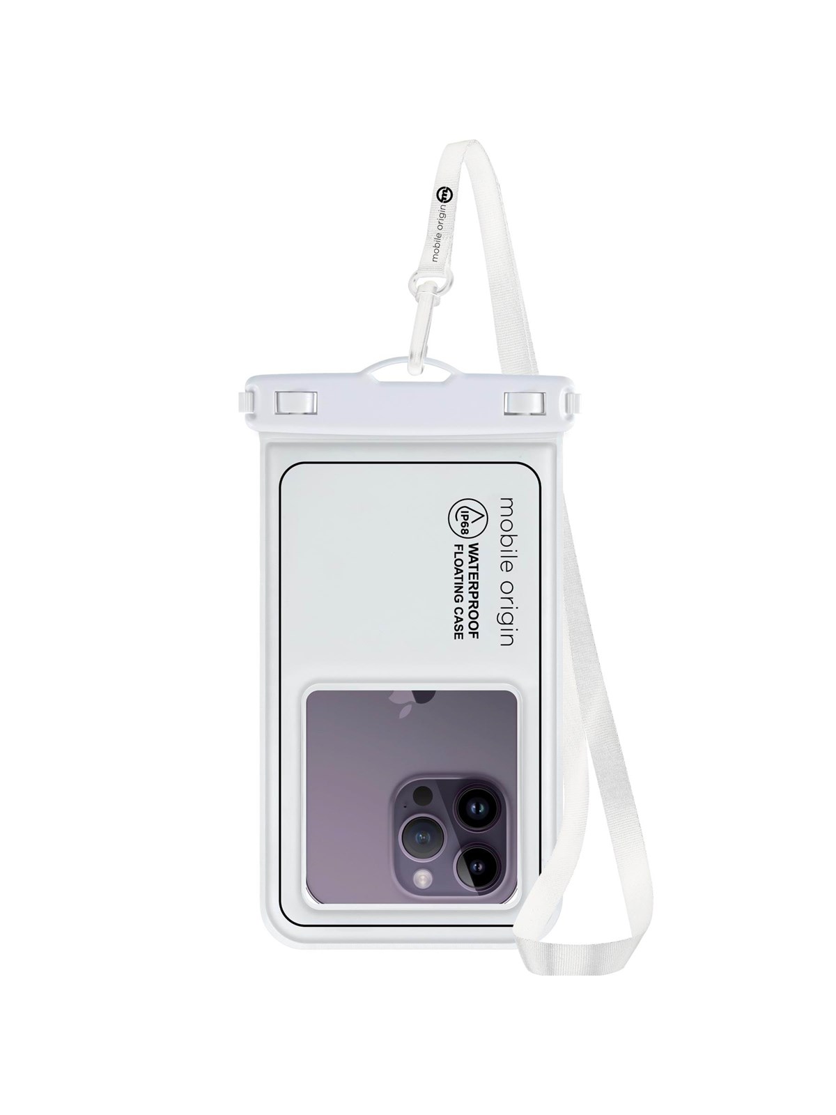 Mobile Origin Waterproof Floating Case 6 -8" - white/black, Mobilcover
