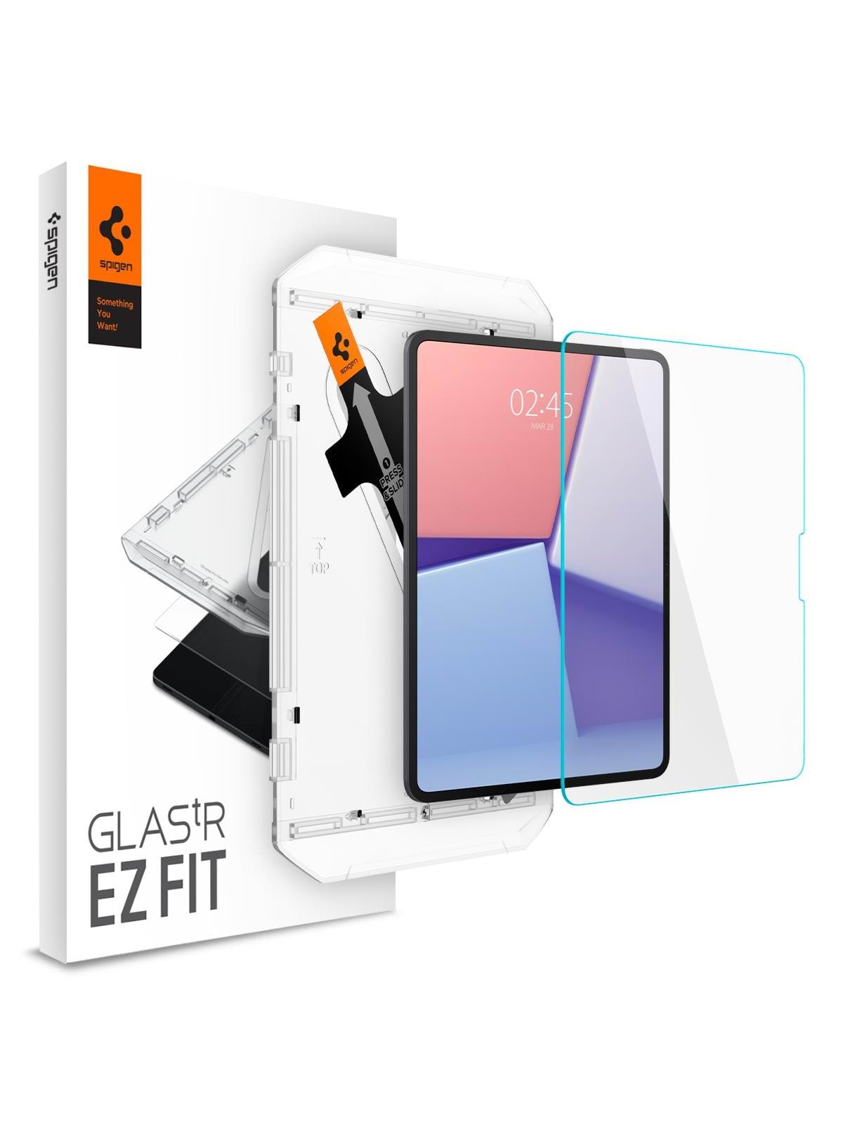 Spigen Glass tR EZ Fit 1 Pack - iPad Pro 13" 2024, Beskyttelsesglas