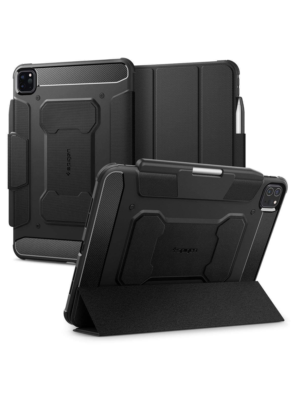 Spigen Rugged Armor Pro - black - iPad Pro 11" 2024, Tablet Cover