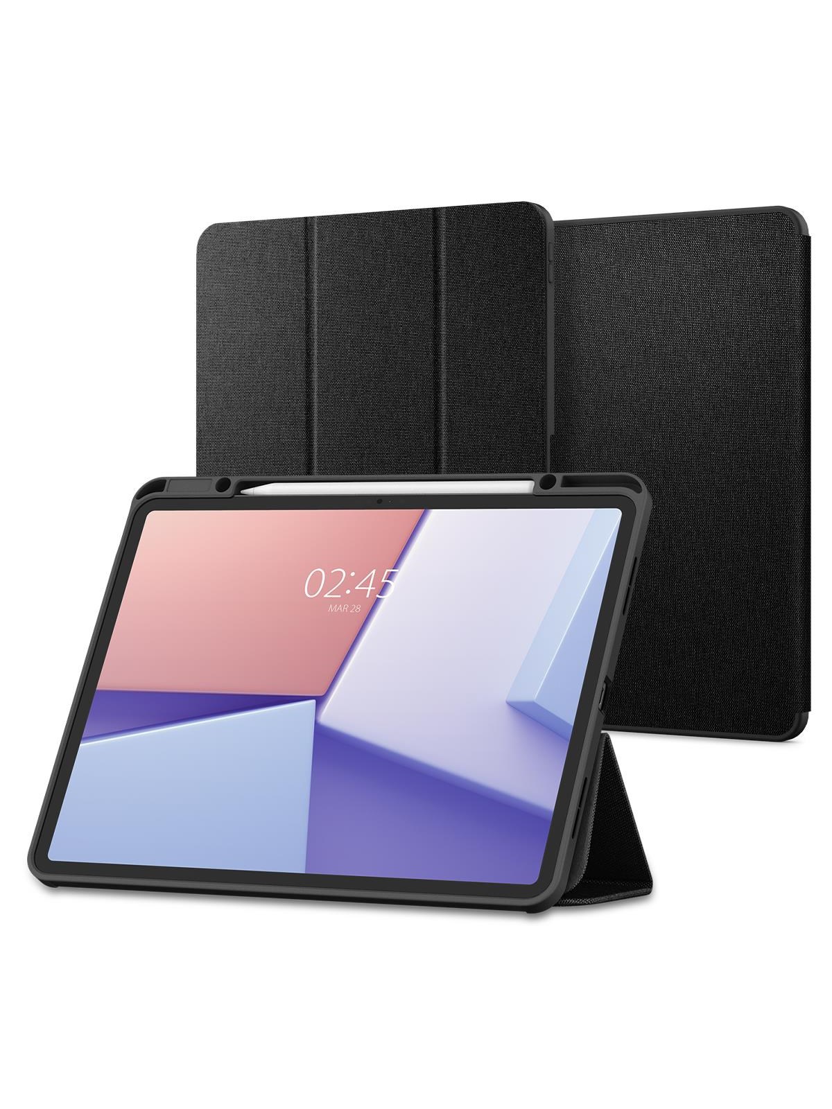 Spigen Urban Fit - black - iPad Air 13" 2024/2025, Tablet Cover