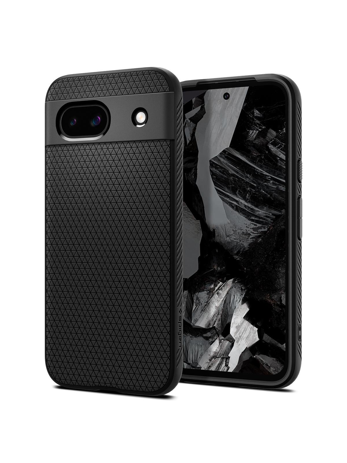 Spigen Liquid Air - matte black - Google Pixel 8a, Mobilcover