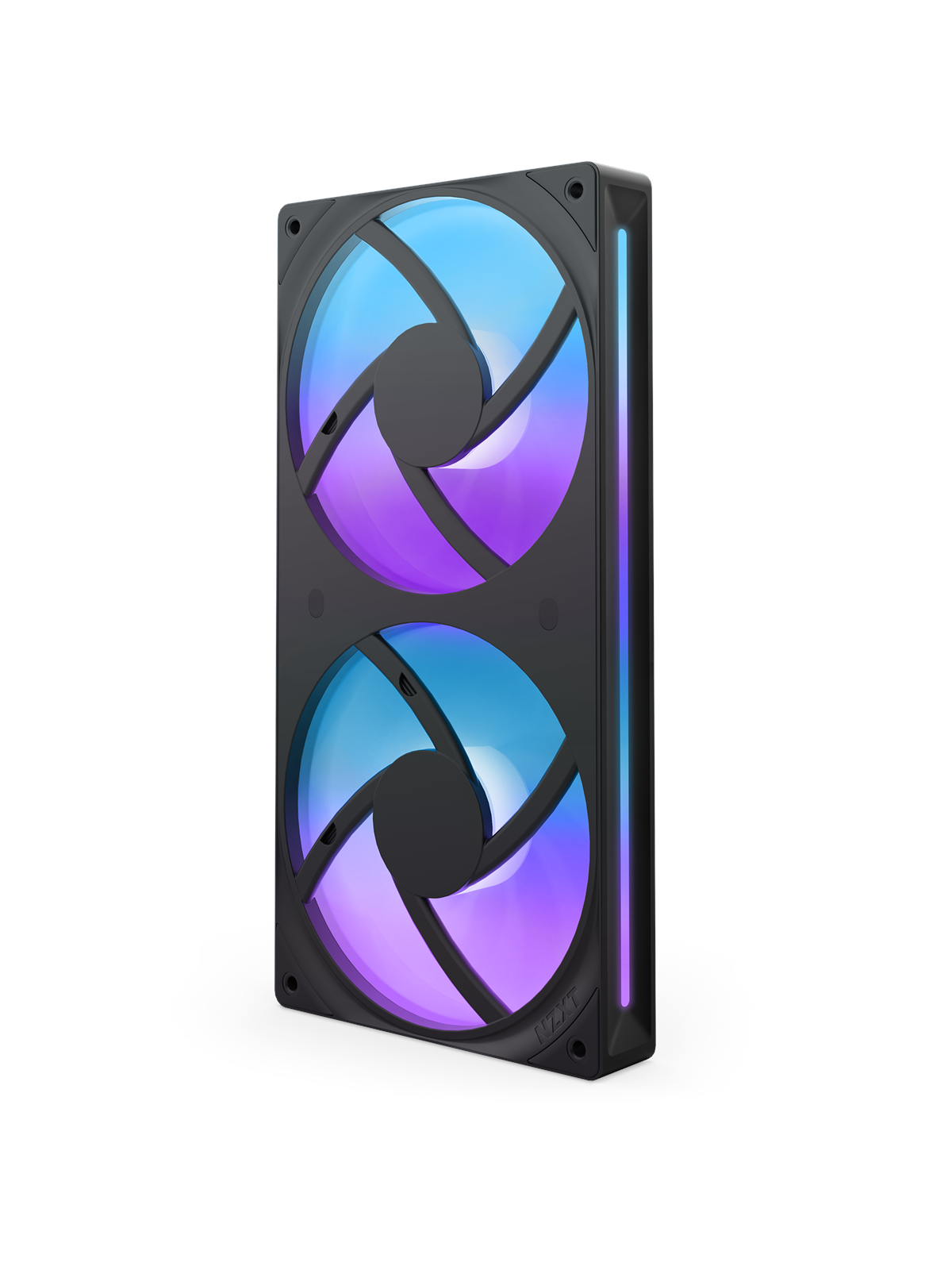 NZXT F240 RGB CORE UNIBODY - 240mm - Kabinet køler - 120mm - Sort - 30 dBA