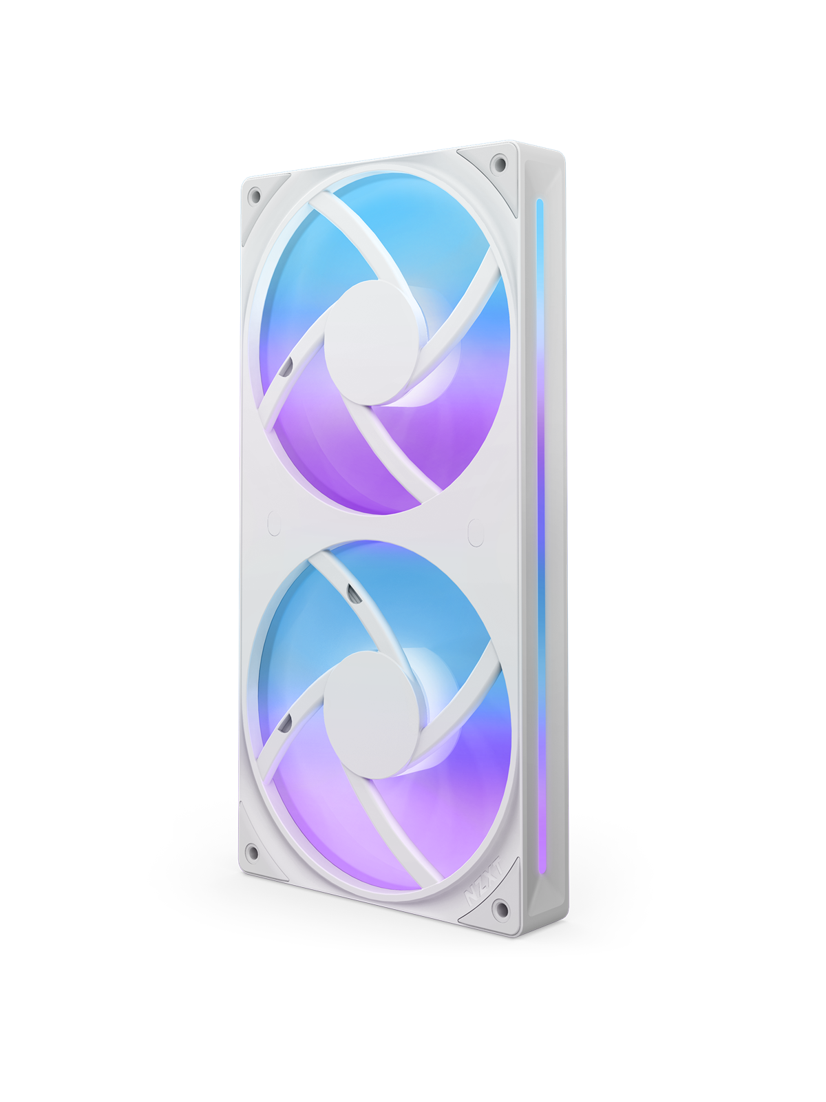 NZXT F240 RGB CORE UNIBODY - 240mm - Kabinet køler - 240mm - Hvid - 30 dBA