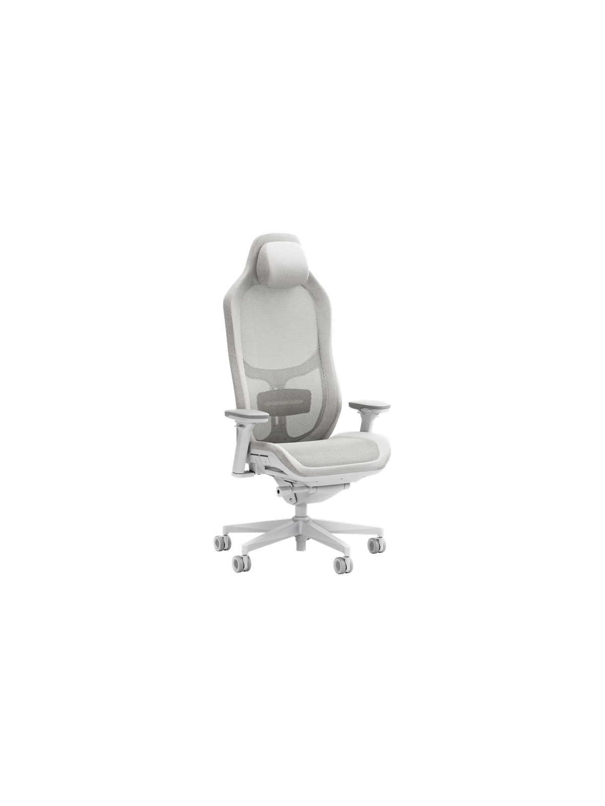 Fractal Design Refine Mesh Light Gamer Stol - Lysegrå - Mesh - 123 kg, Gamerstol