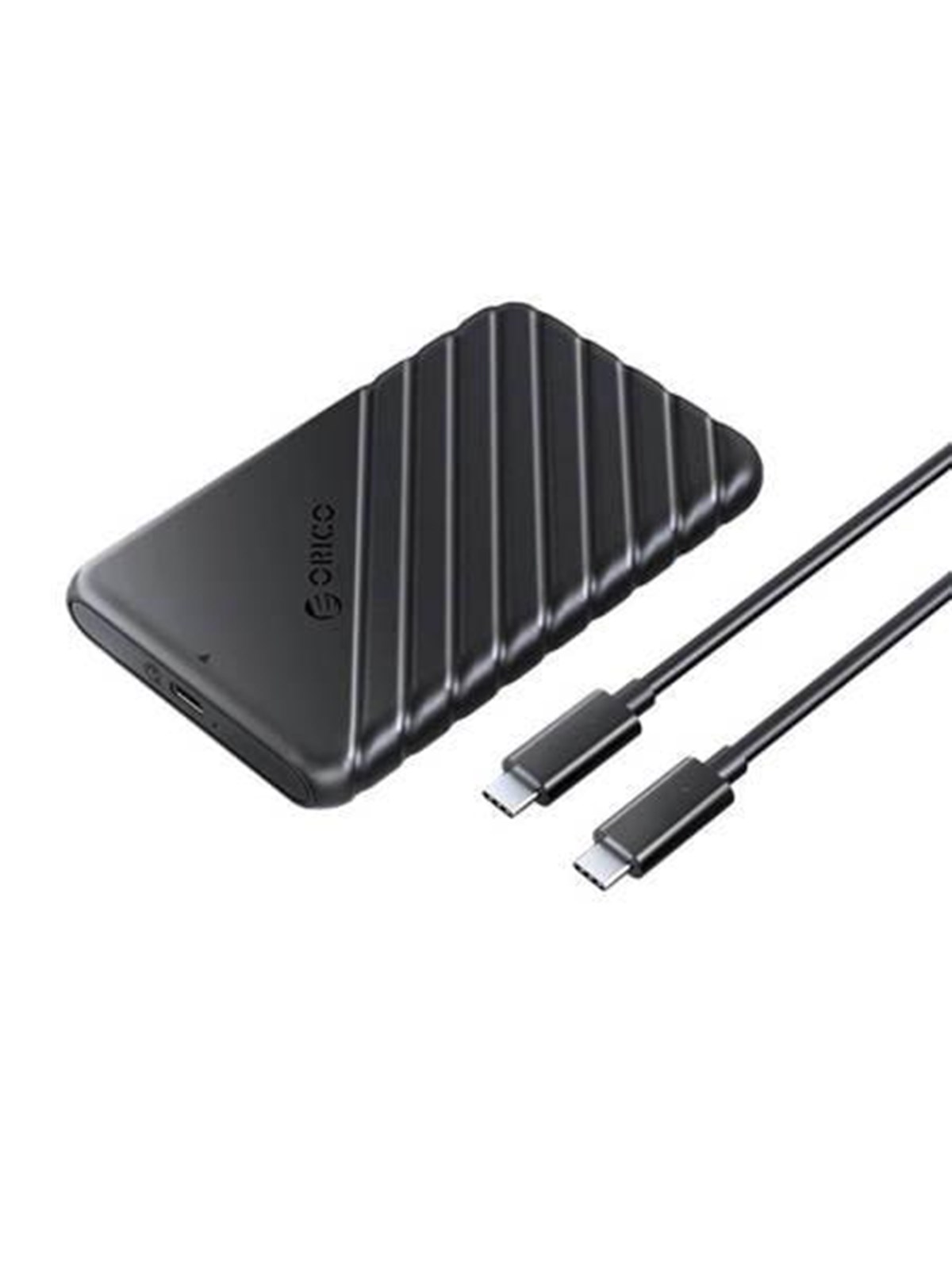 ORICO 2.5' HDD / SSD Enclosure 6 Gbps USB-C 3.1 Gen1 (Black), Harddisk Tilbehør