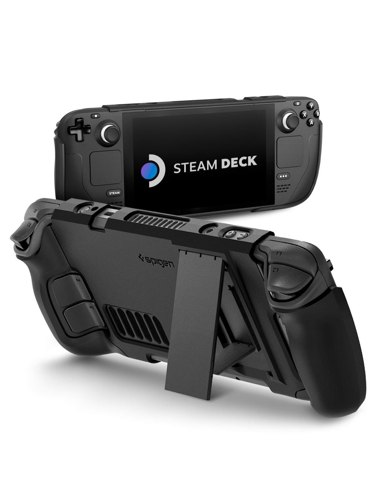 Spigen Thin Fit with Kick Stand - black - Steam Deck - Miscellaneous Tilbehør til spillekonsol - Steam Deck