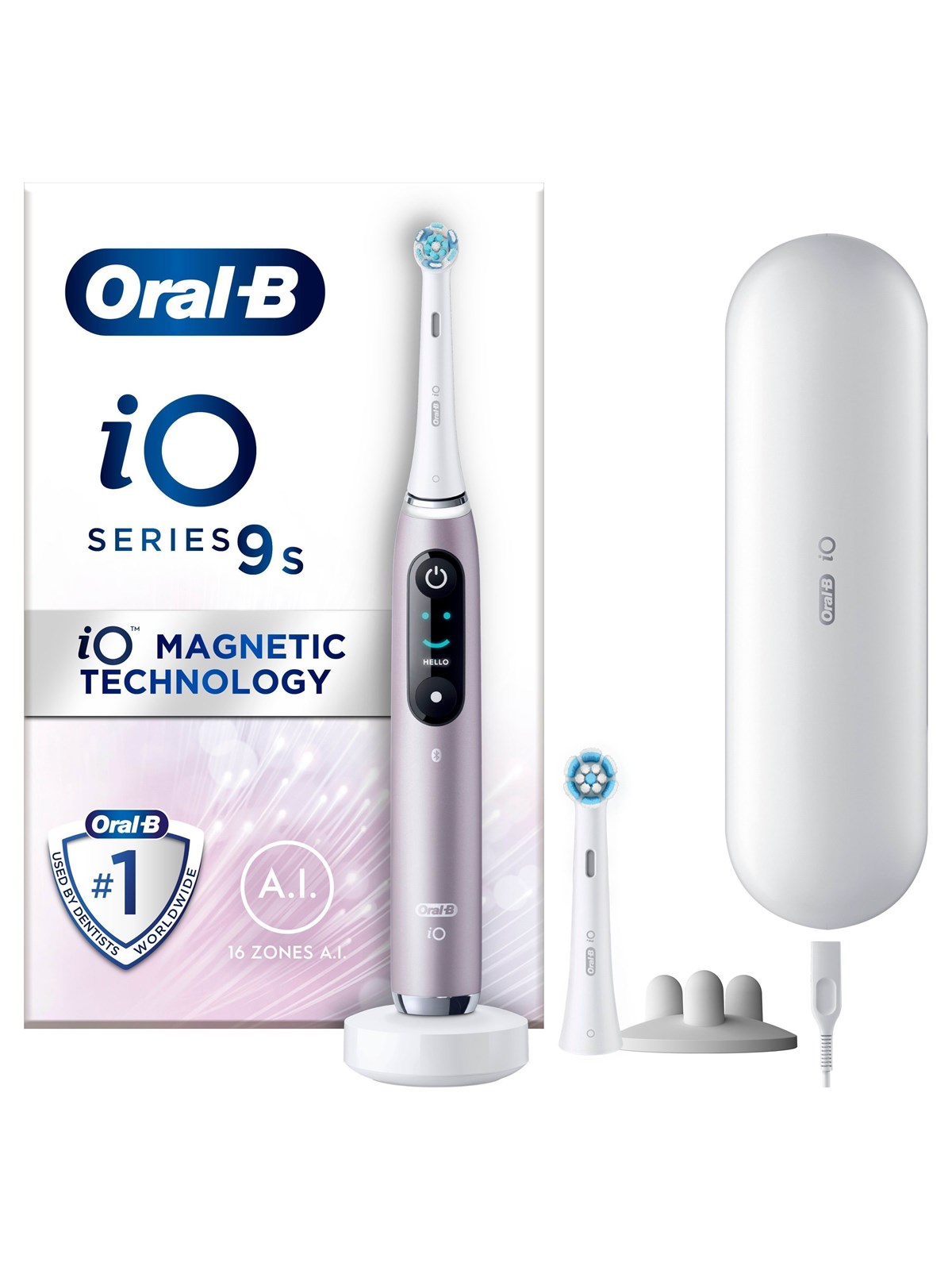 Oral-B Eltandbørste iO9S Rose Quartz, El Tandbørste
