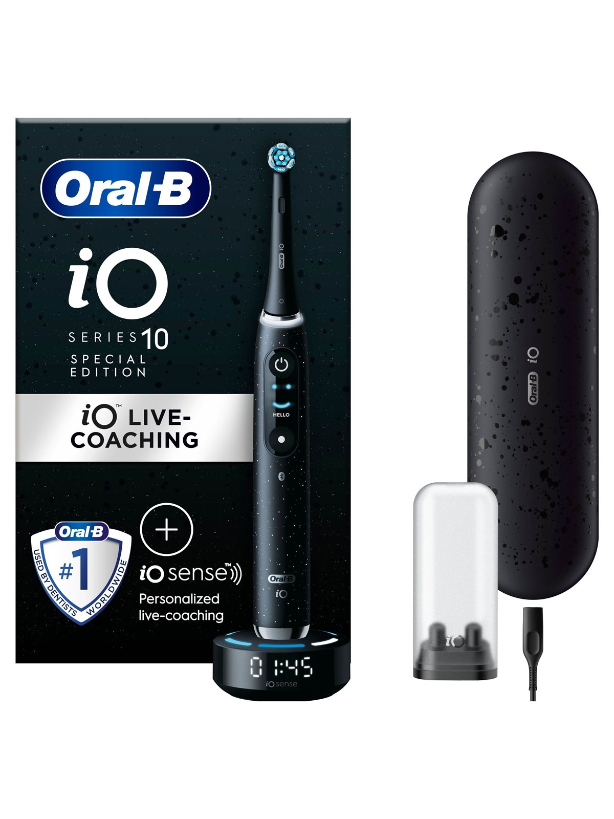 Oral-B Eltandbørste iO10 Cosmic Black, El Tandbørste