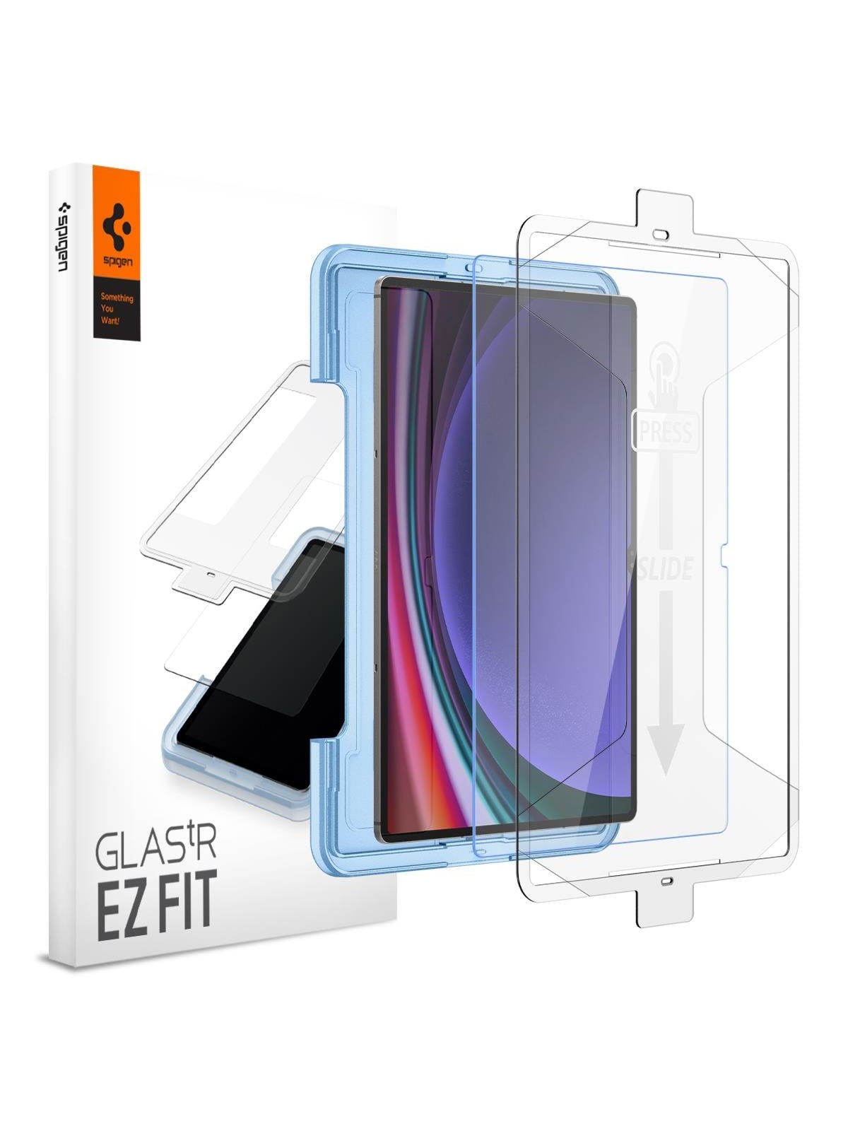 Spigen Glass tR EZ Fit 1 Pack - Samsung Galaxy Tab S10/S9 Ultra, Beskyttelsesglas
