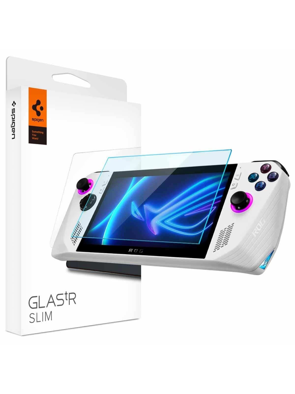 Spigen Glass tR SLIM 1 Pack - ASUS ROG Ally X/Ally 2023 - Miscellaneous Tilbehør til spillekonsol - Asus Rog Ally