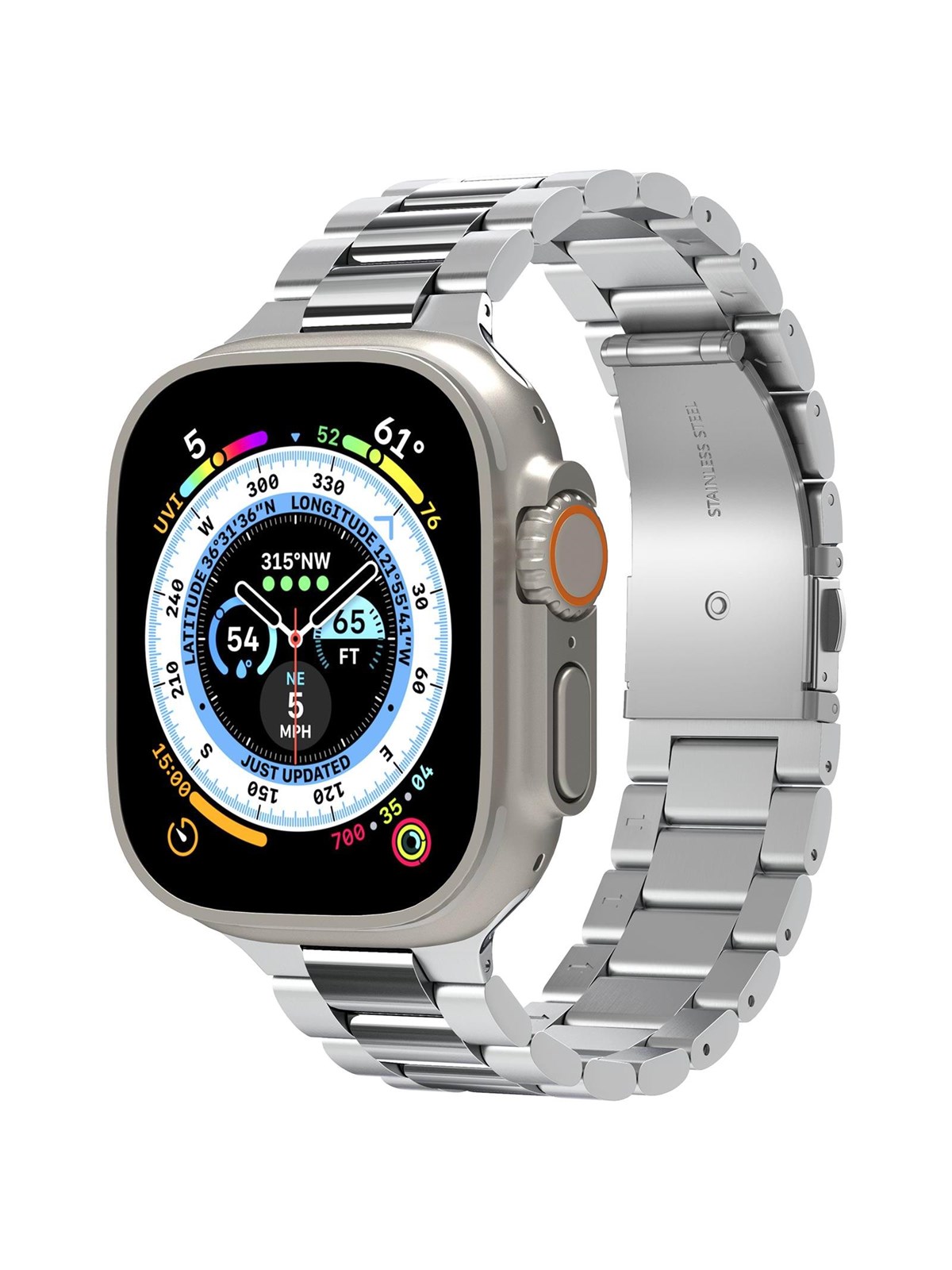 Spigen Modern Fit 316L Band - silver - Apple Watch 49mm/46mm/45mm/44mm/42mm