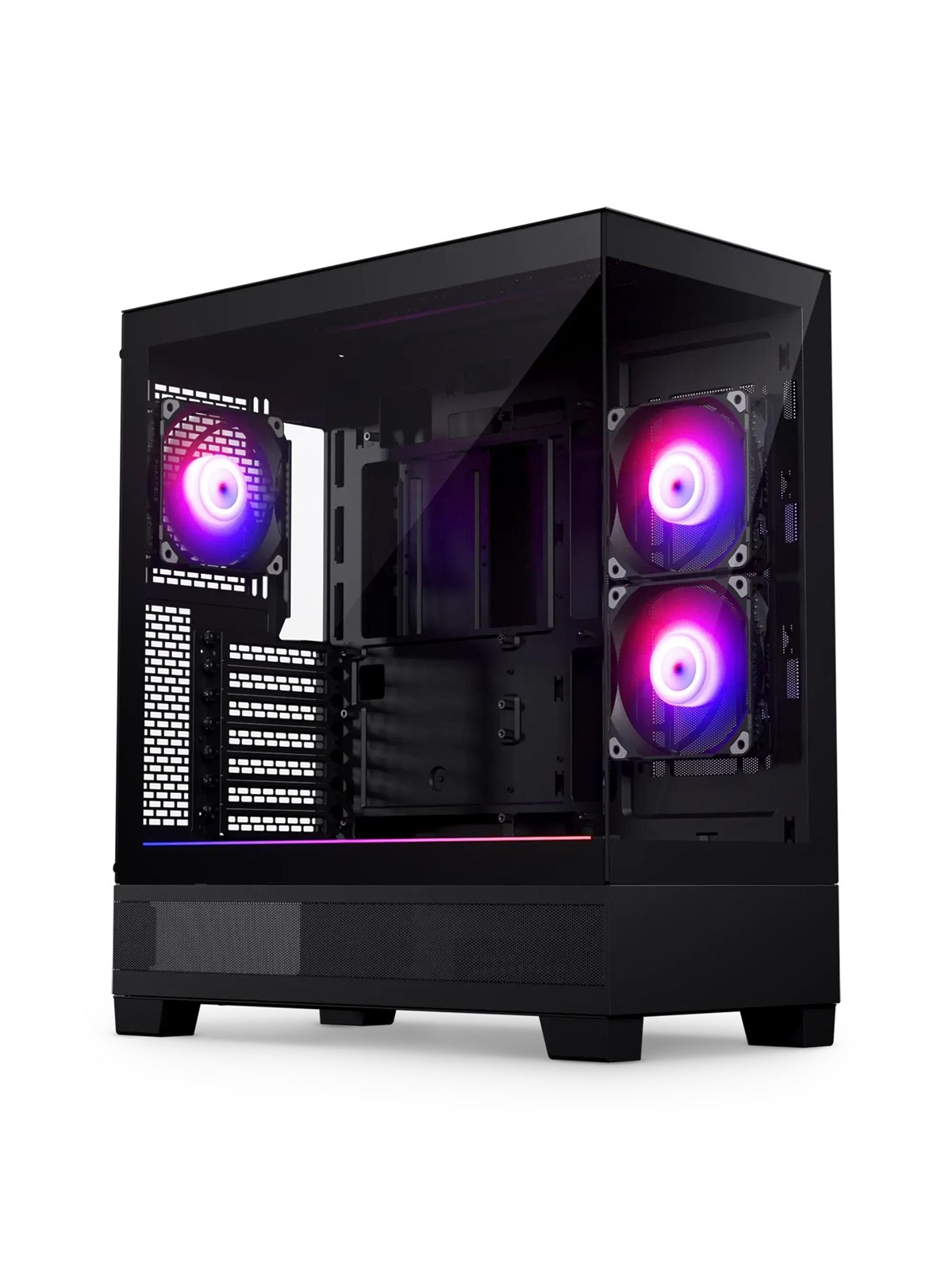 Phanteks XT View - Kabinet - Miditower - Sort, Kabinet
