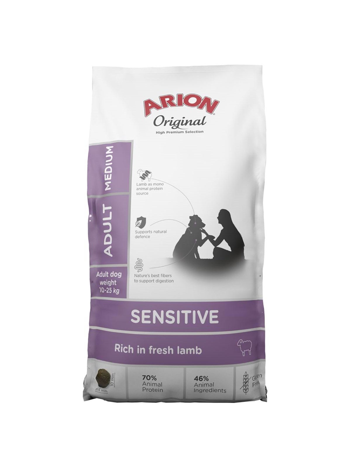 ARION original sensitive medium 2 kg, Hundeudstyr