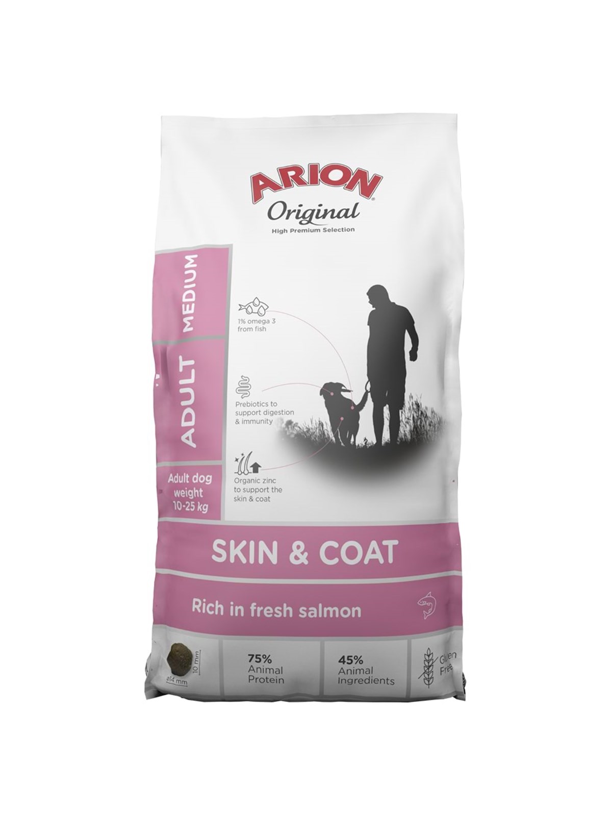 ARION original skin&coat medium 12 kg, Hundeudstyr