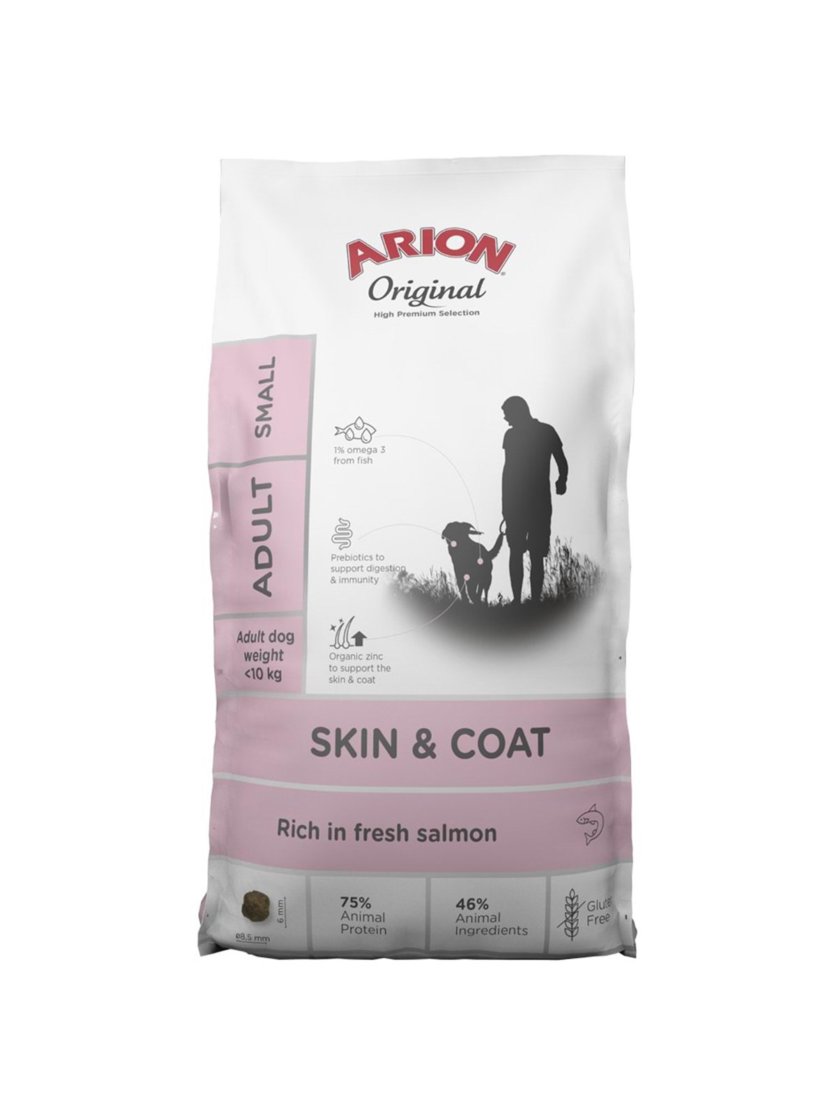 ARION Original Skin & Coat Adult Small Breed 2kg, Hundeudstyr