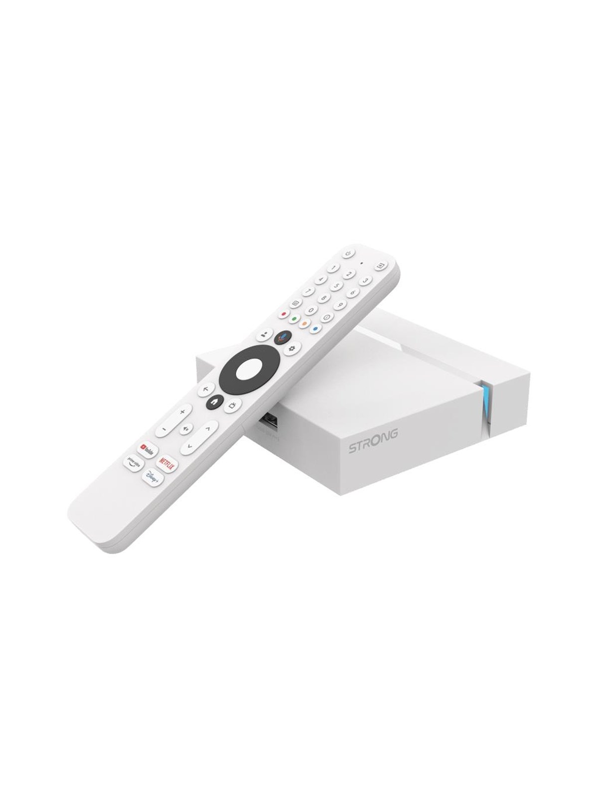 Strong LEAP-S3+ V2 - White - 4K - Google TV box - Dolby Vision Atmos, Streamingenhed