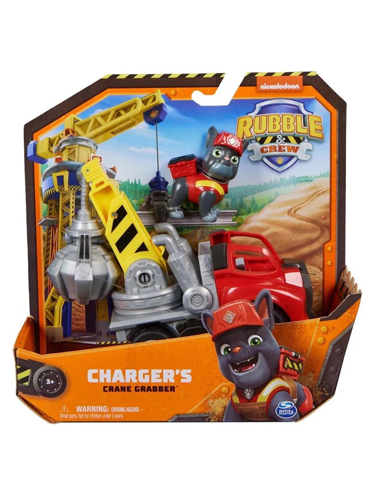 Paw Patrol Rubble & Crew Charger's Crane Grabber, Legetøjsbil