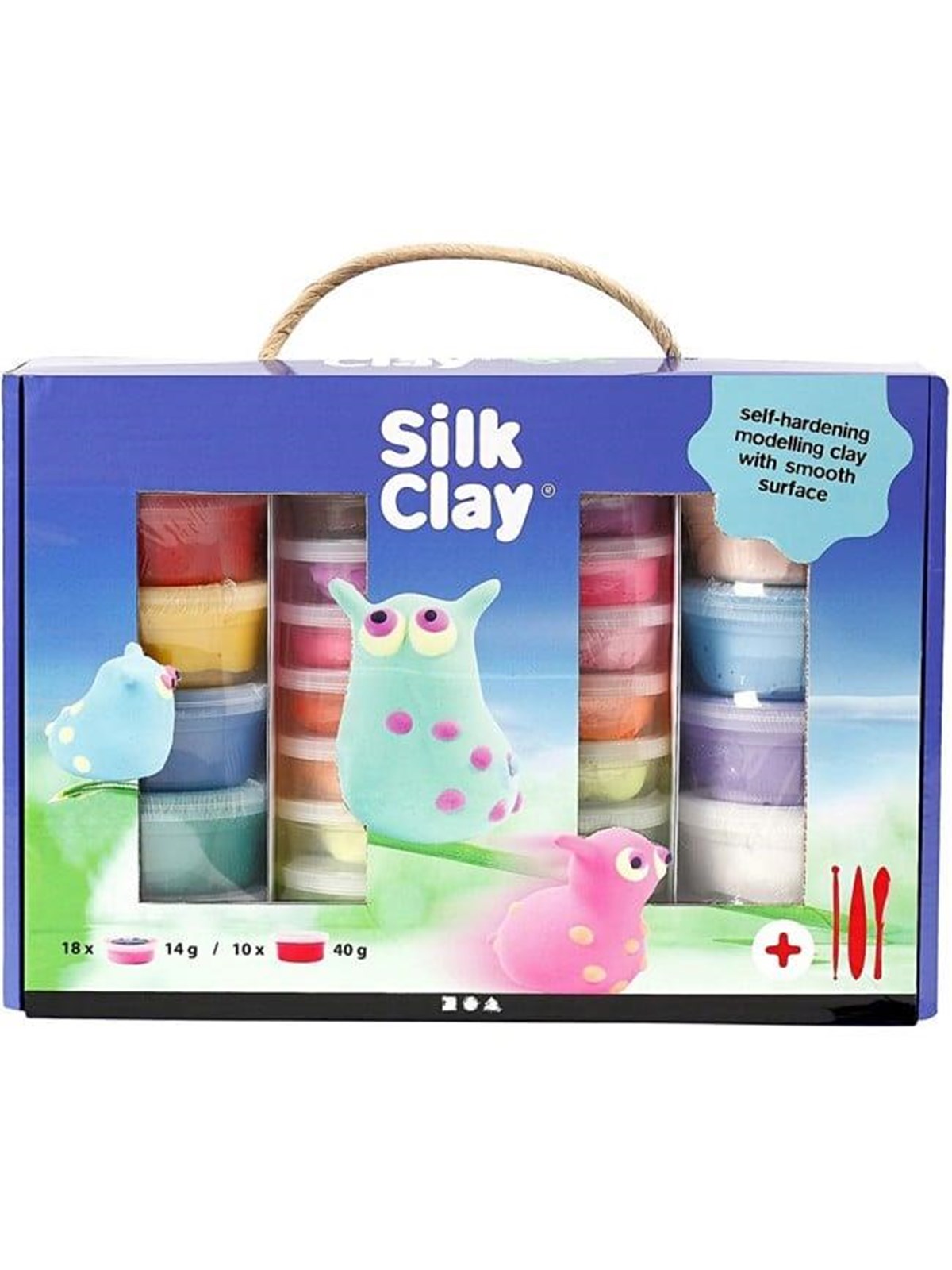 Creativ Company Silk Clay - Giftset, Kreativt Legetøj