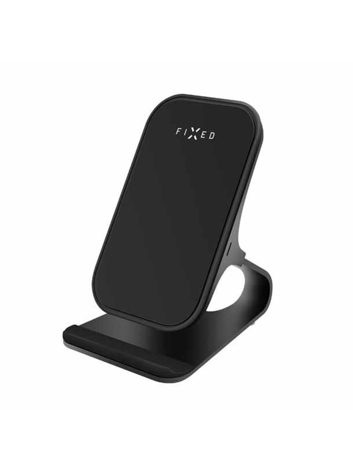 FIXED Frame 15W Trådløs opladningsstand Sort, Mobil Oplader