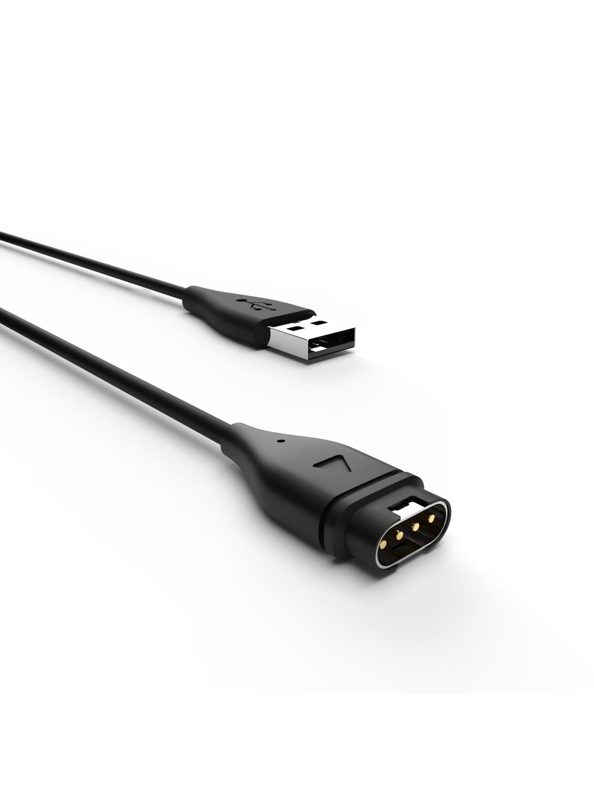 FIXED USB-A Ladekabel til Garmin Smartwatch Sort, Smartwatch Tilbehør