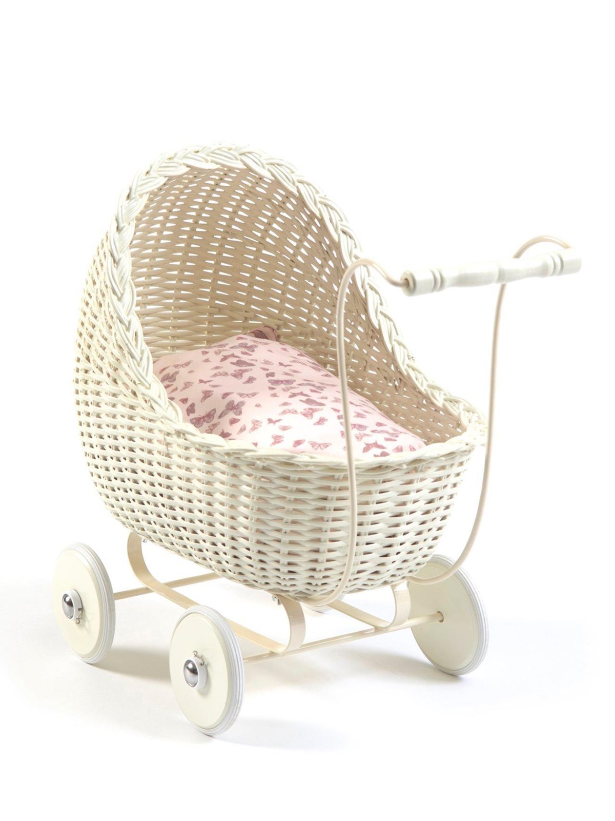 Smallstuff - Doll Stroller - Off White, Dukker Og Bamser