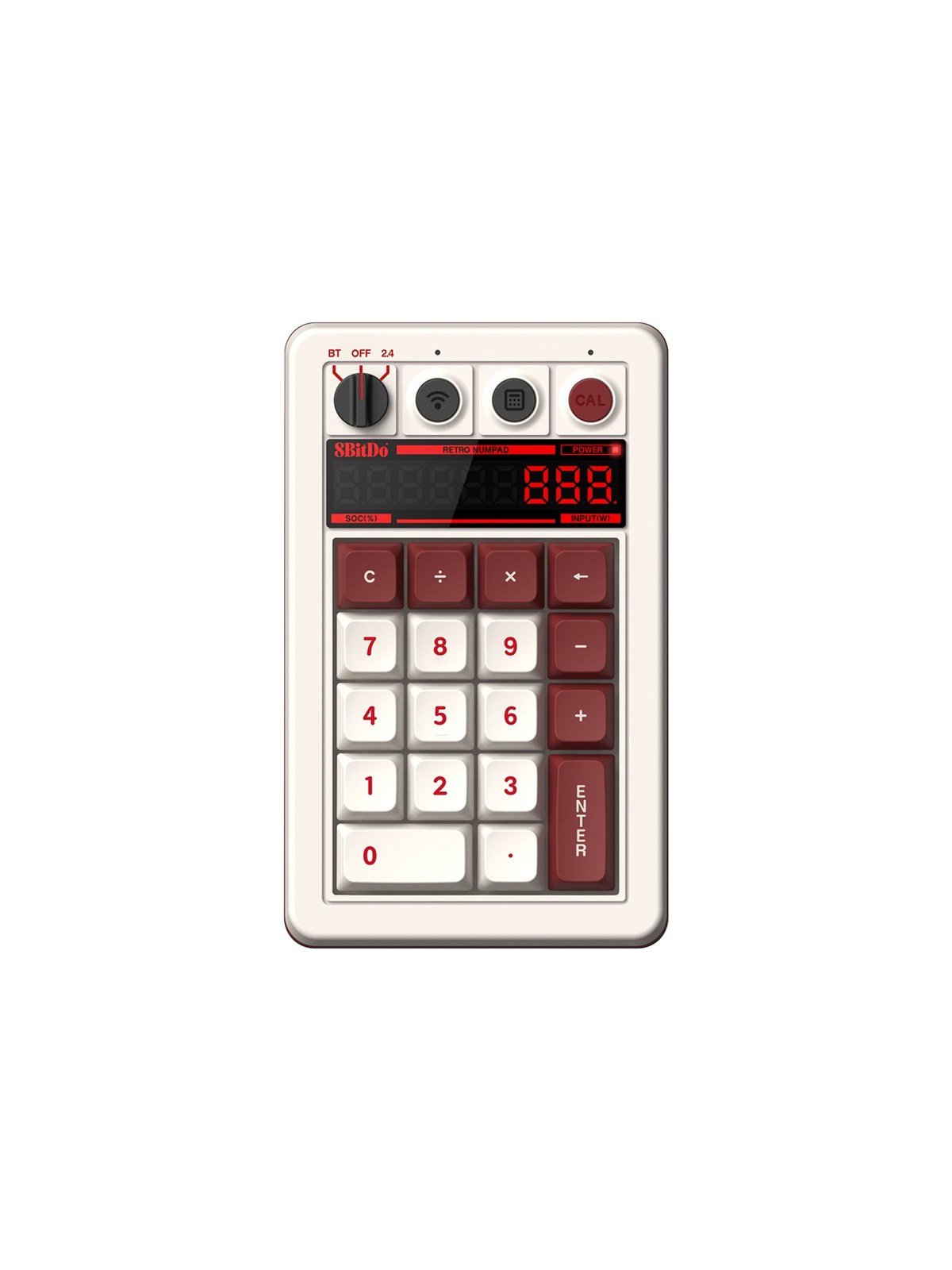 8BitDo Retro 18 Mechanical Numpad (Fami Edition) - Numpad, Tastatur