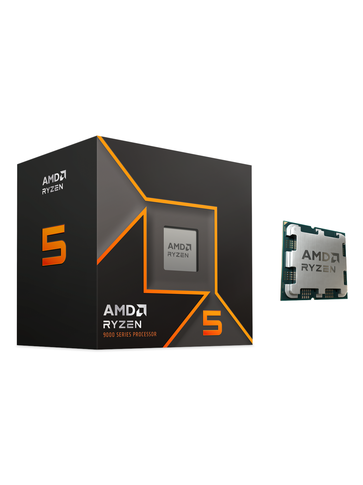 AMD Ryzen 5 9600X CPU - 6 kerner - 3.9 GHz - AMD AM5 - AMD Boxed (uden køler)