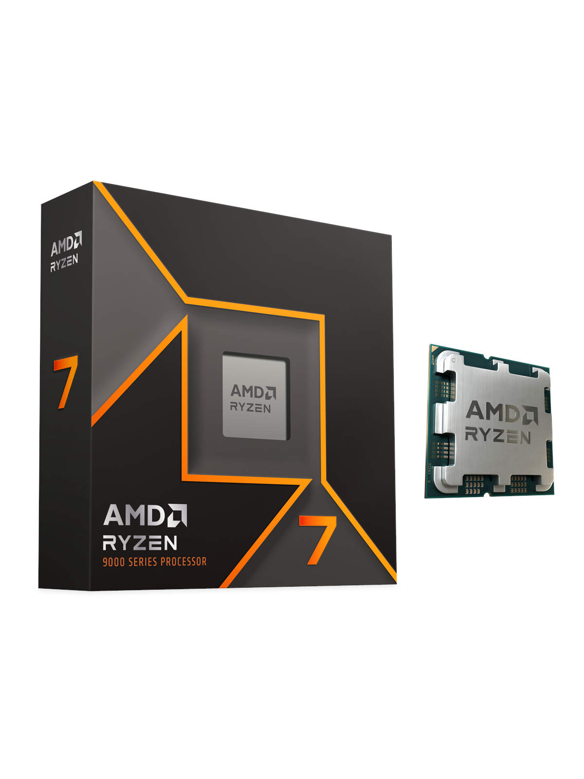 AMD Ryzen 7 9700X CPU - 8 kerner - 3.8 GHz - AMD AM5 - AMD Boxed (uden køler)