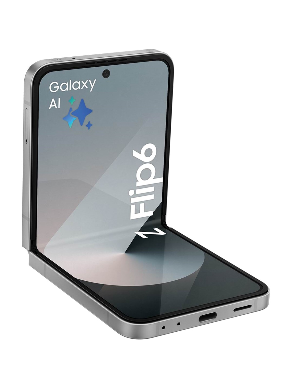 Samsung Galaxy Z Flip6 256GB/12GB - Silver Shadow, Mobiltelefon