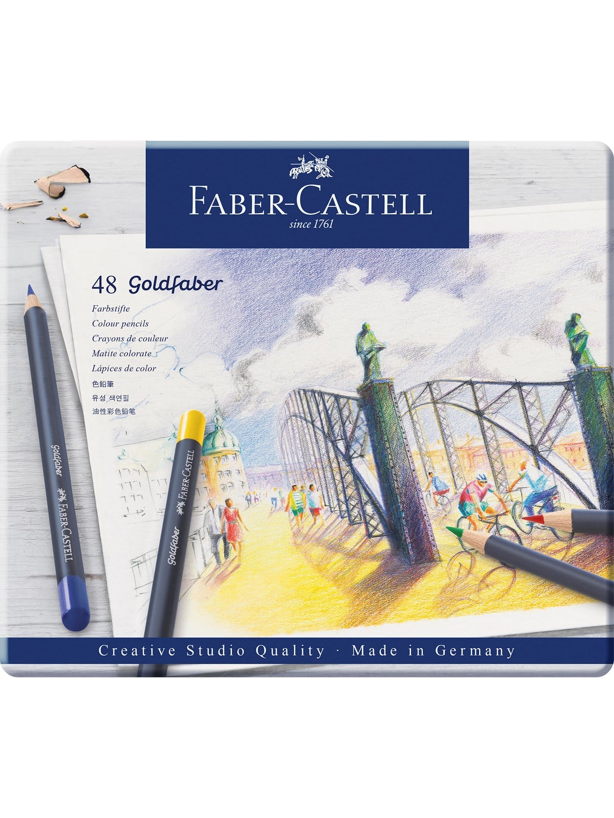 Faber-Castell Goldfaber Perm. Tin 48 ass, Tegneværktøj