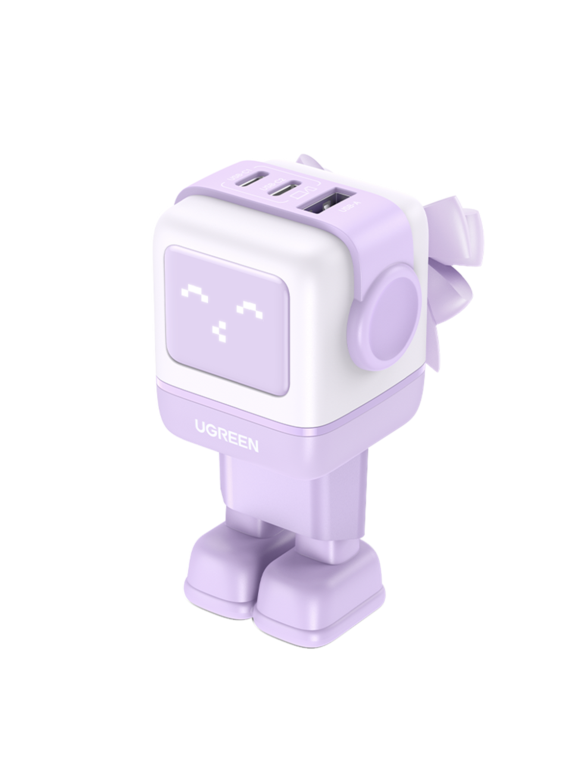 UGREEN Uno Charger 65W (Purple), Mobil Oplader